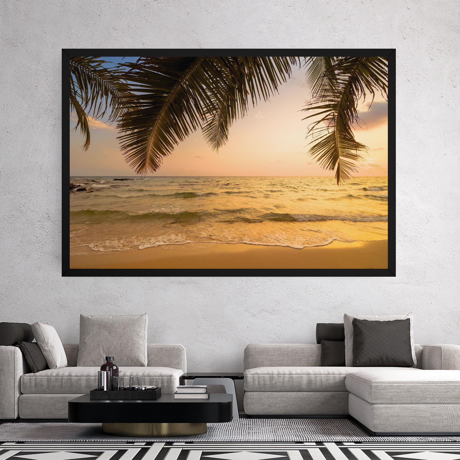 Картина на платно Paradise Island mockup 2