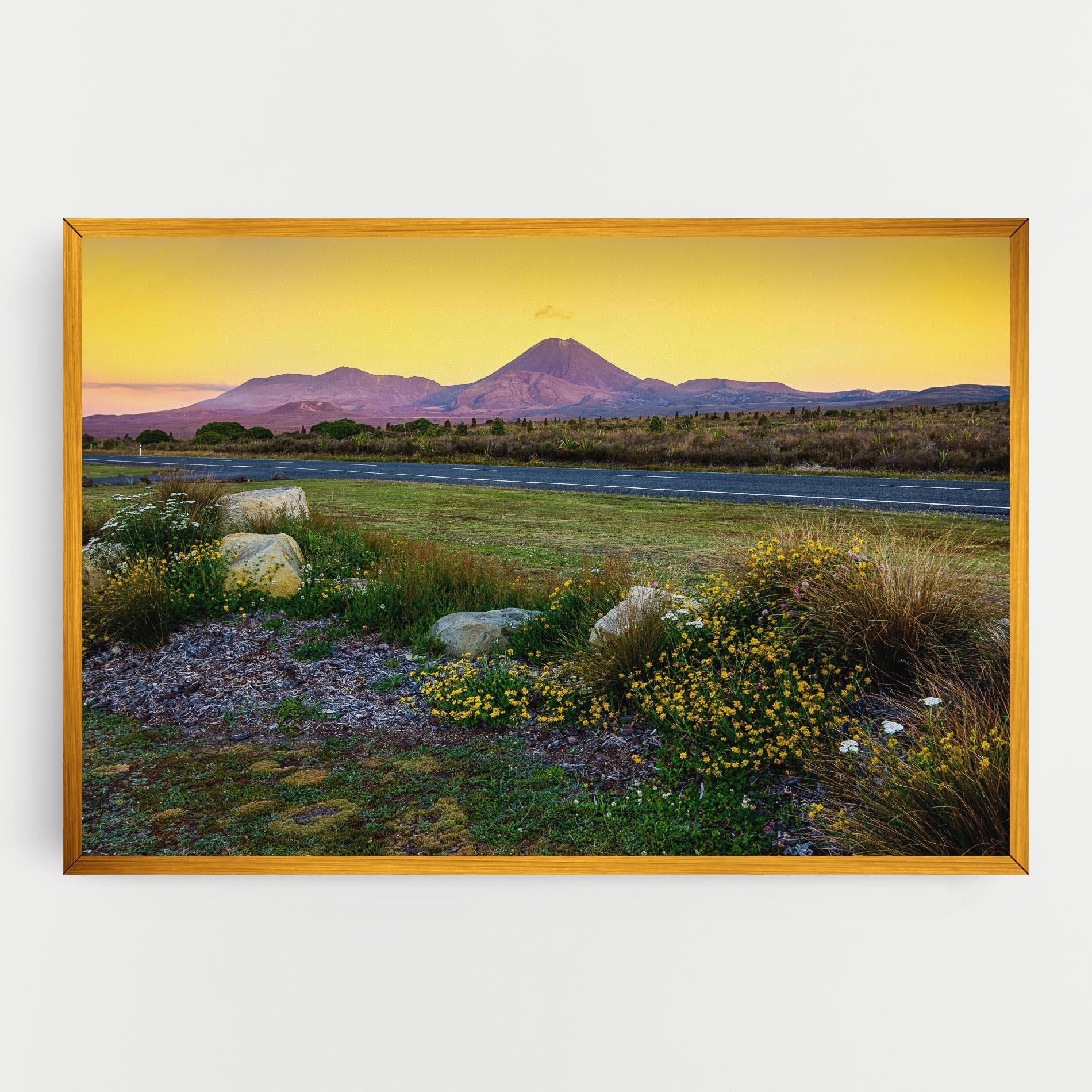 Картина на платно Yellow Sky mockup 0