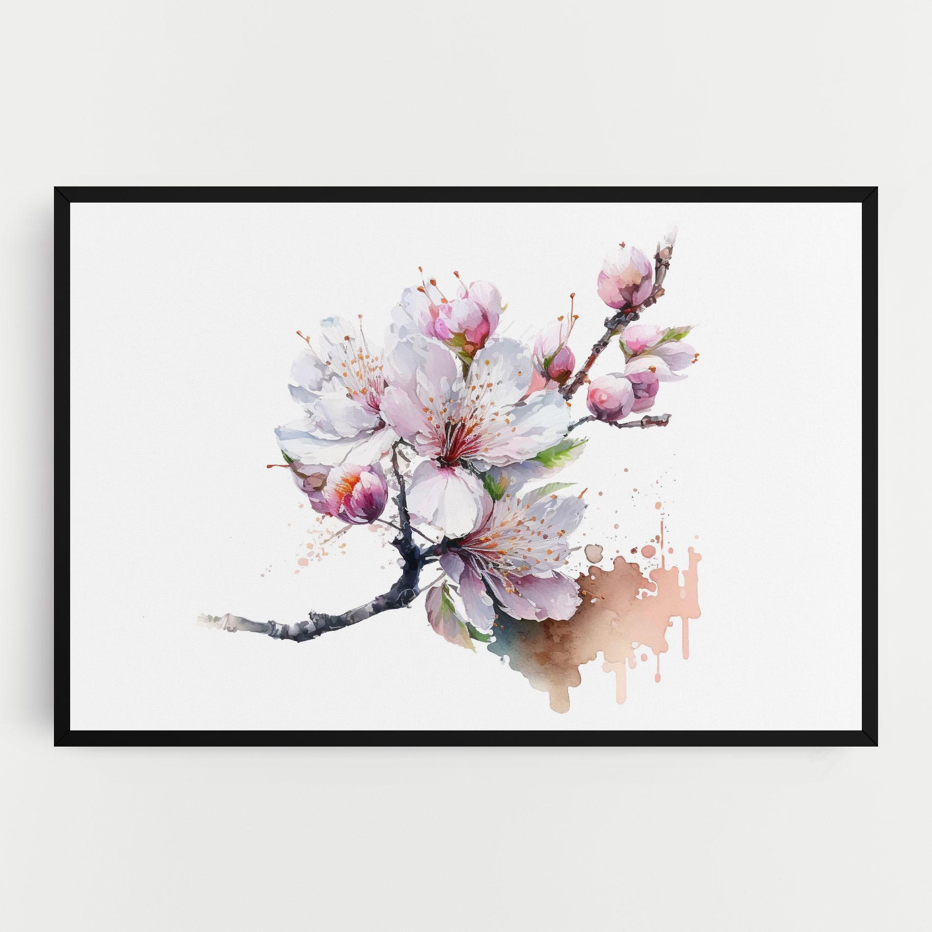 Картина на платно Cherry Spring Art mockup 0
