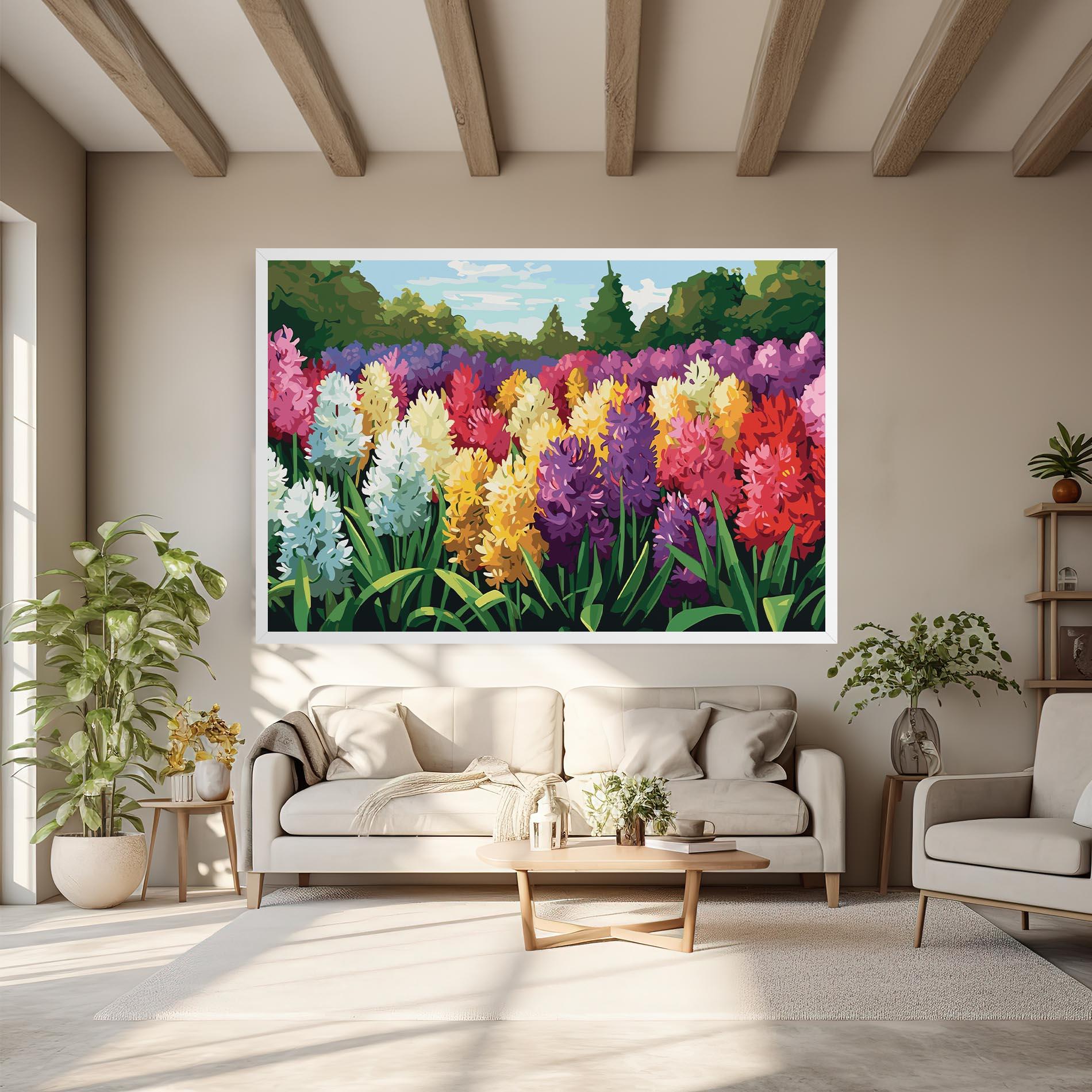 Картина на платно Pretty Colorful Spring mockup 6