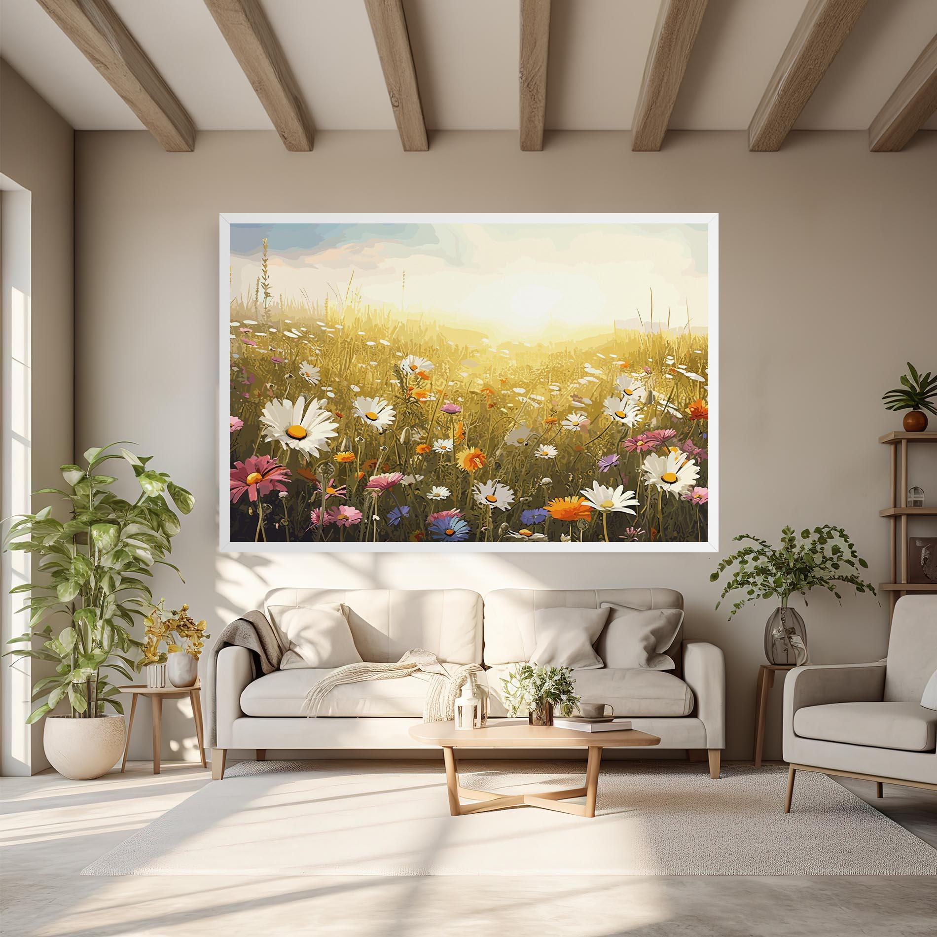 Картина на платно Spring Field Art mockup 6