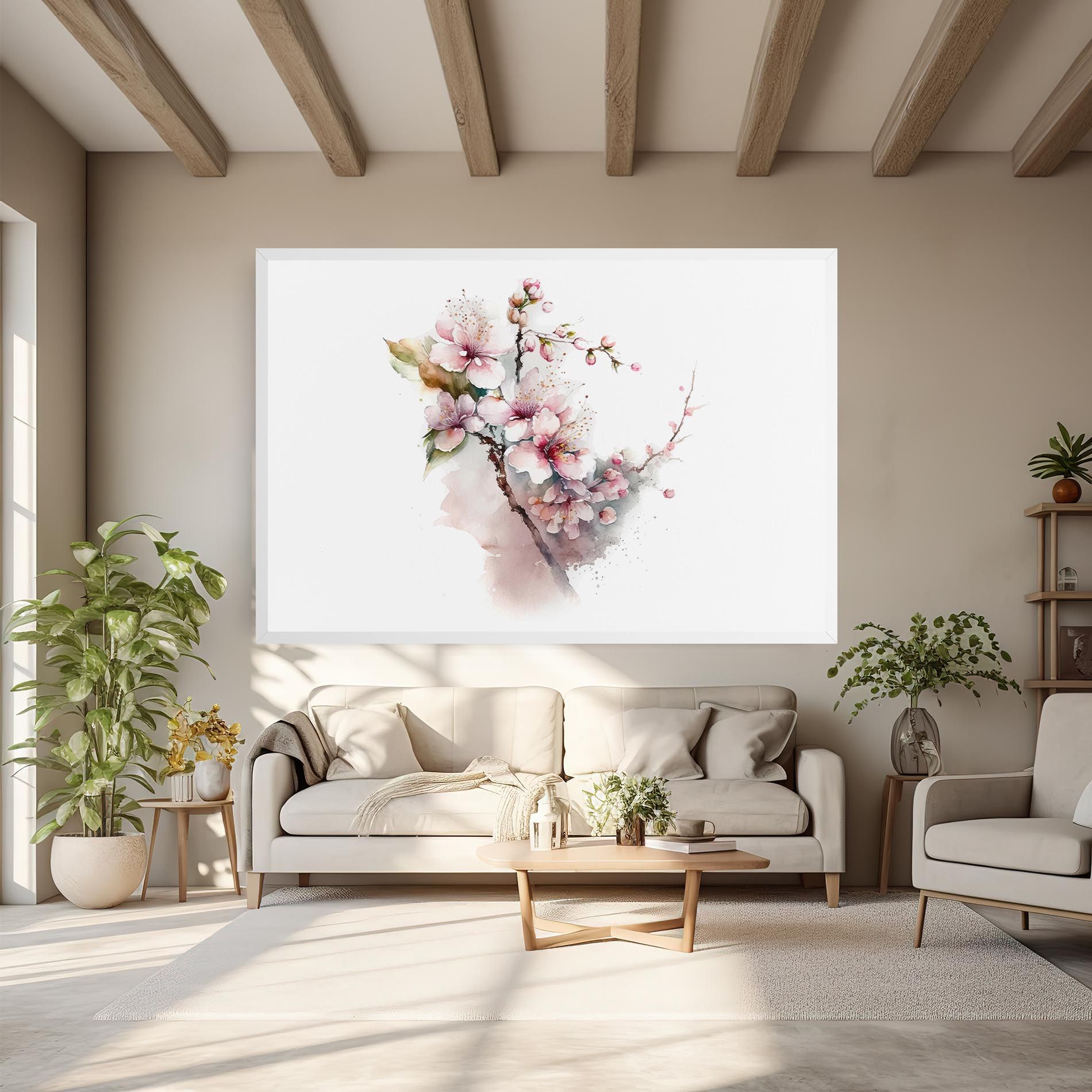 Spring Pastel Flower mockup 6