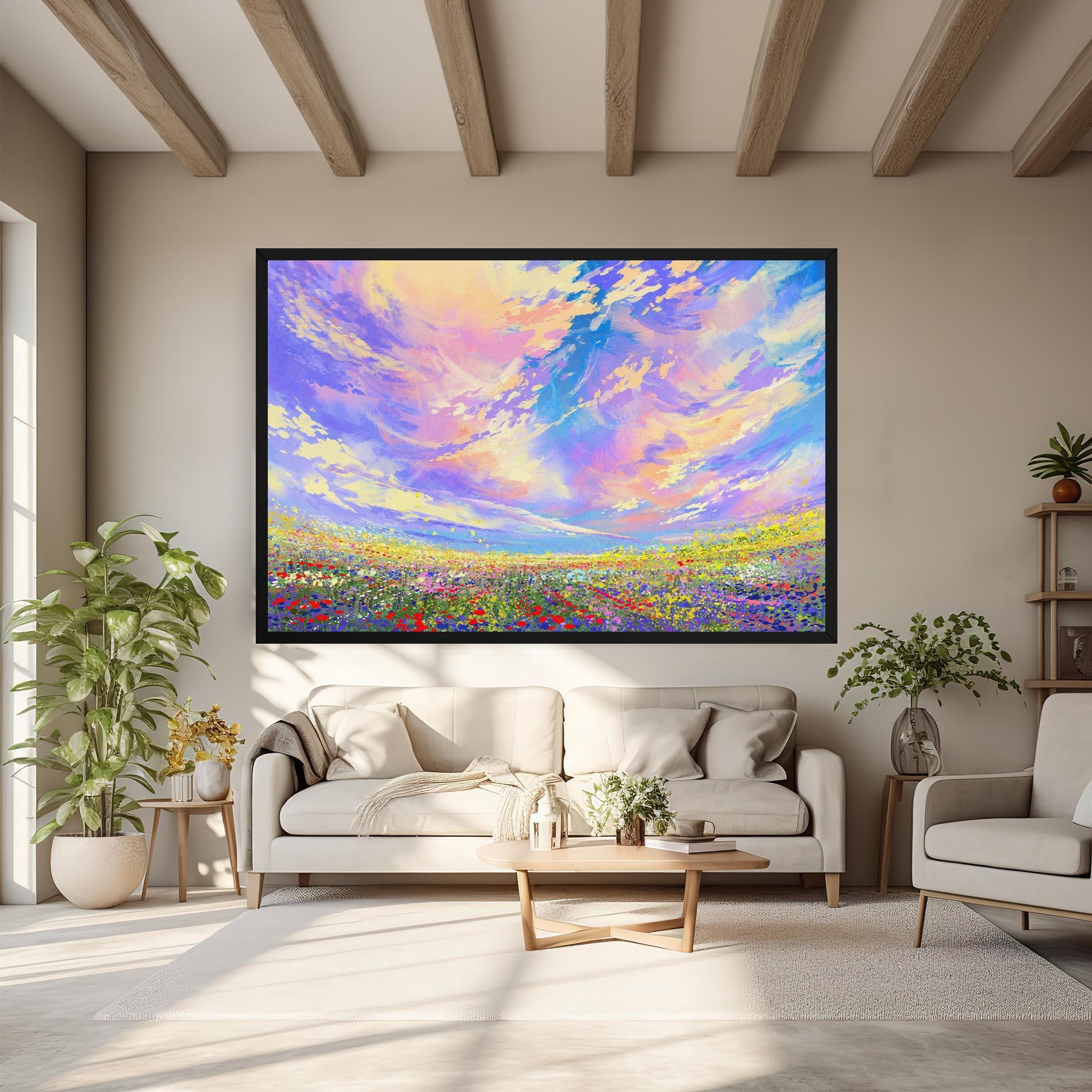 Картина на платно Spring Field mockup 6