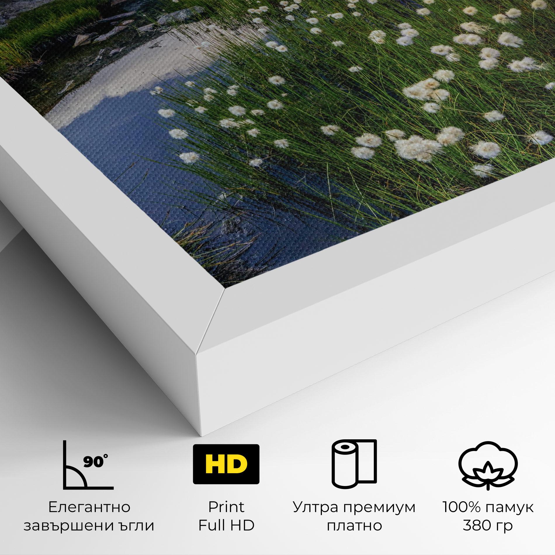 Картина на платно Lake Spring View mockup 4