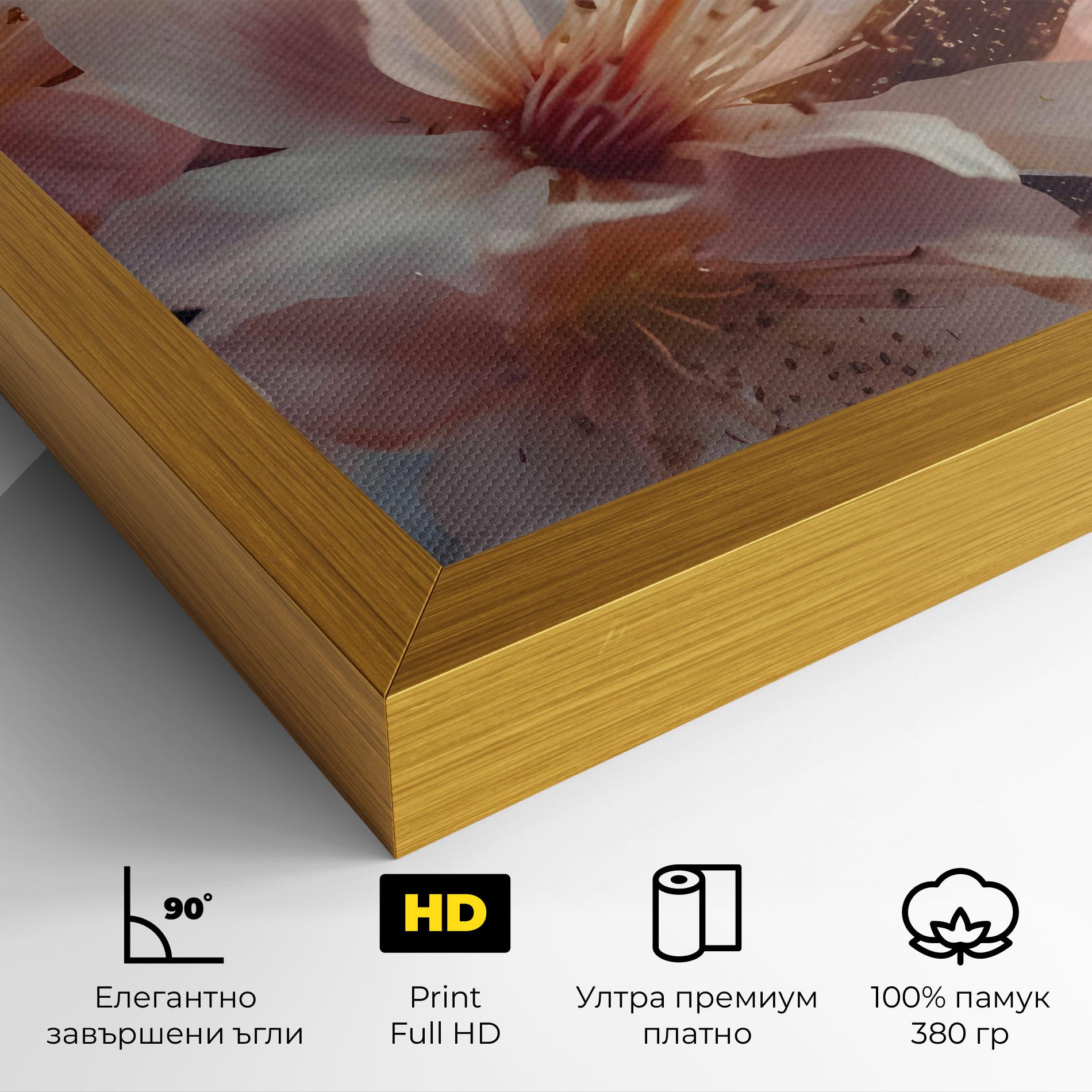 Картина на платно Flower Spring Art mockup 4