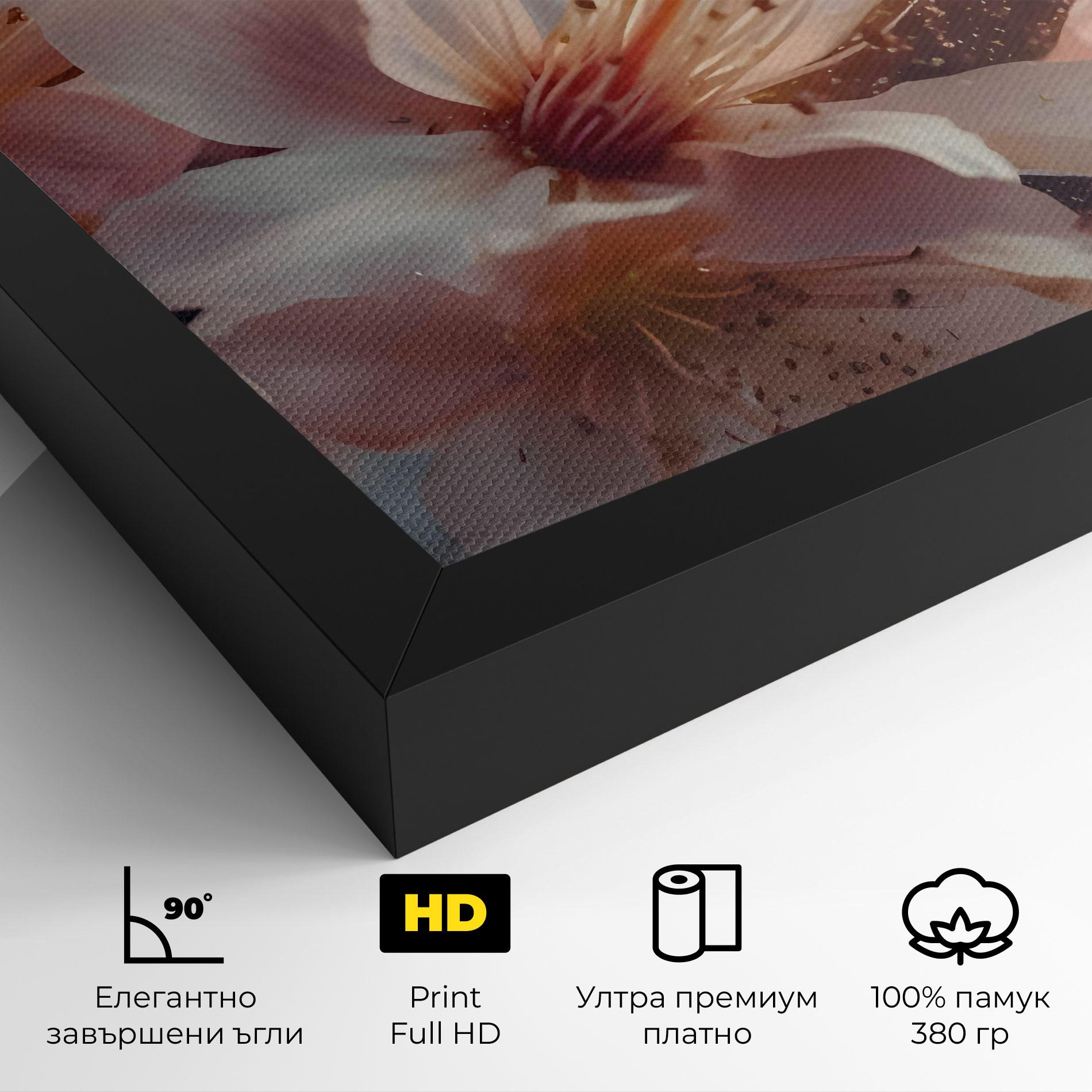 Картина на платно Flower Spring Art mockup 4