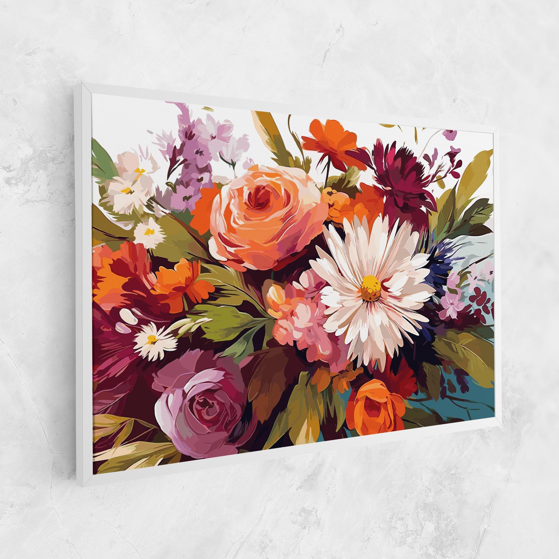 Картина на платно Cream Orange Spring mockup 1