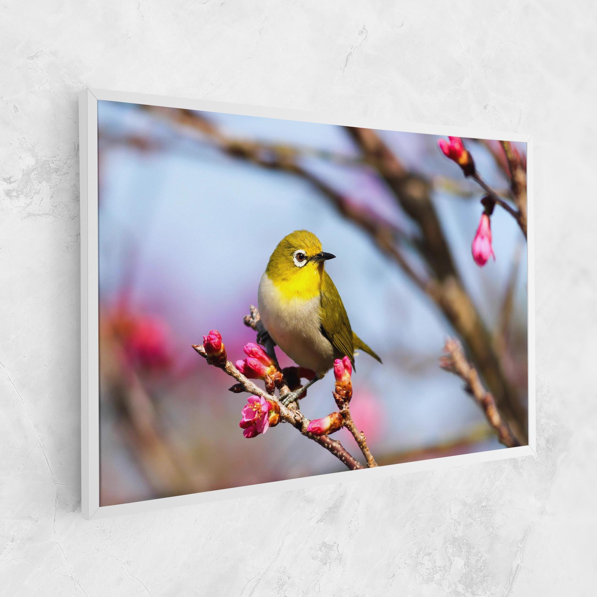 Картина на платно Cute Pink Flower Buds mockup 1