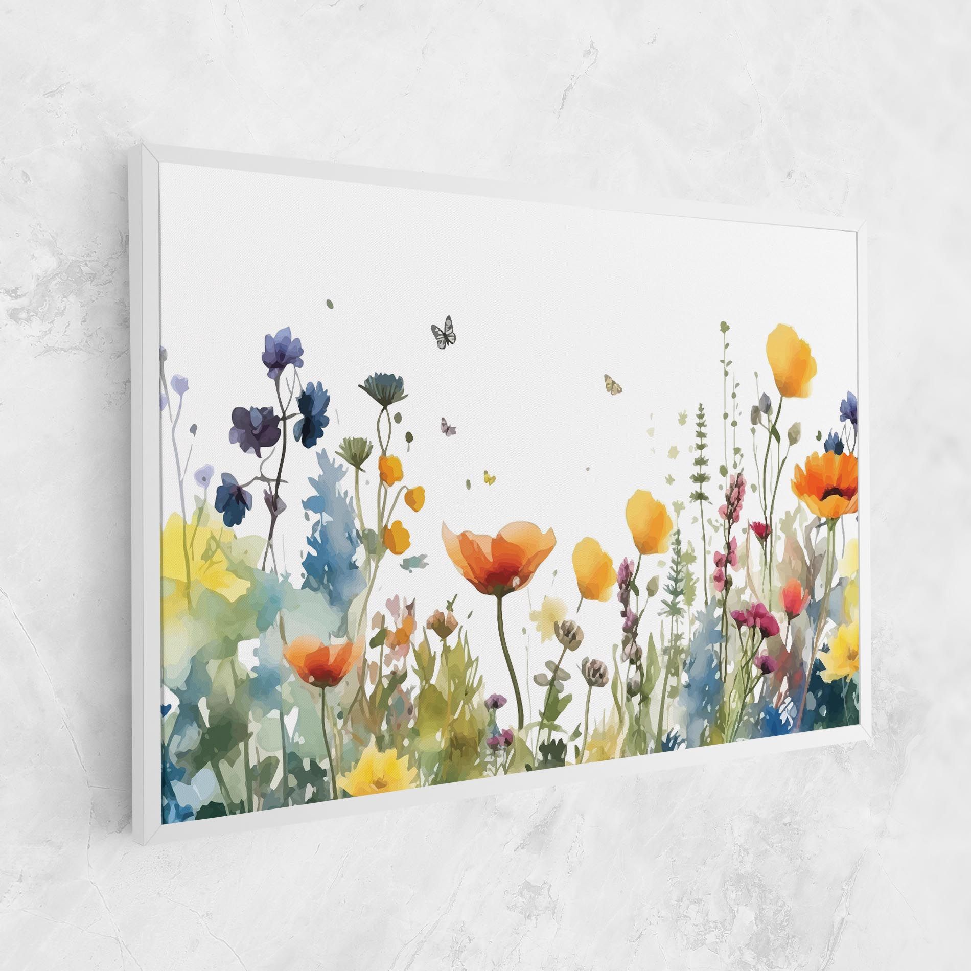 Watercolor Spring Flowers mockup 1