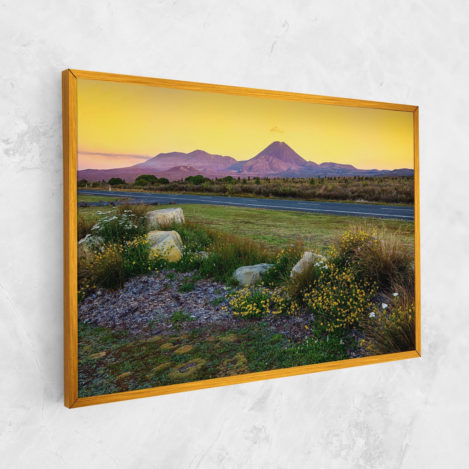 Картина на платно Yellow Sky mockup 1