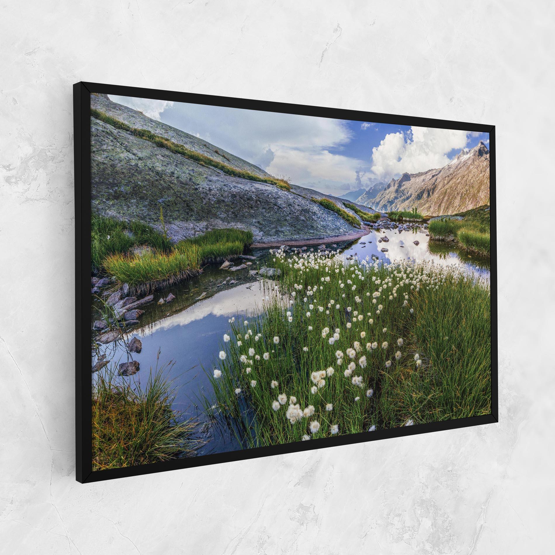 Картина на платно Lake Spring View mockup 1