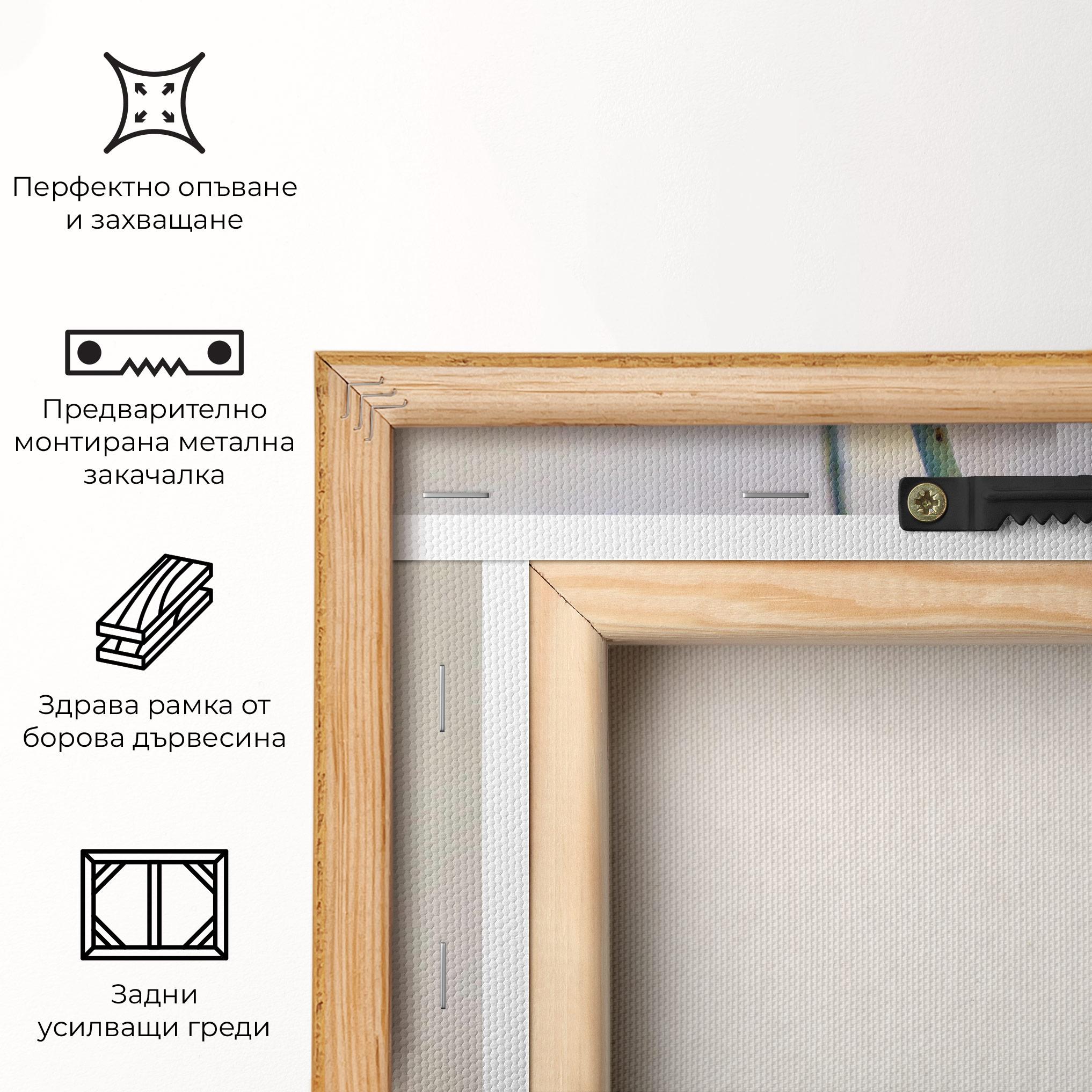 Картина на платно Beautiful Spring Bird mockup 5