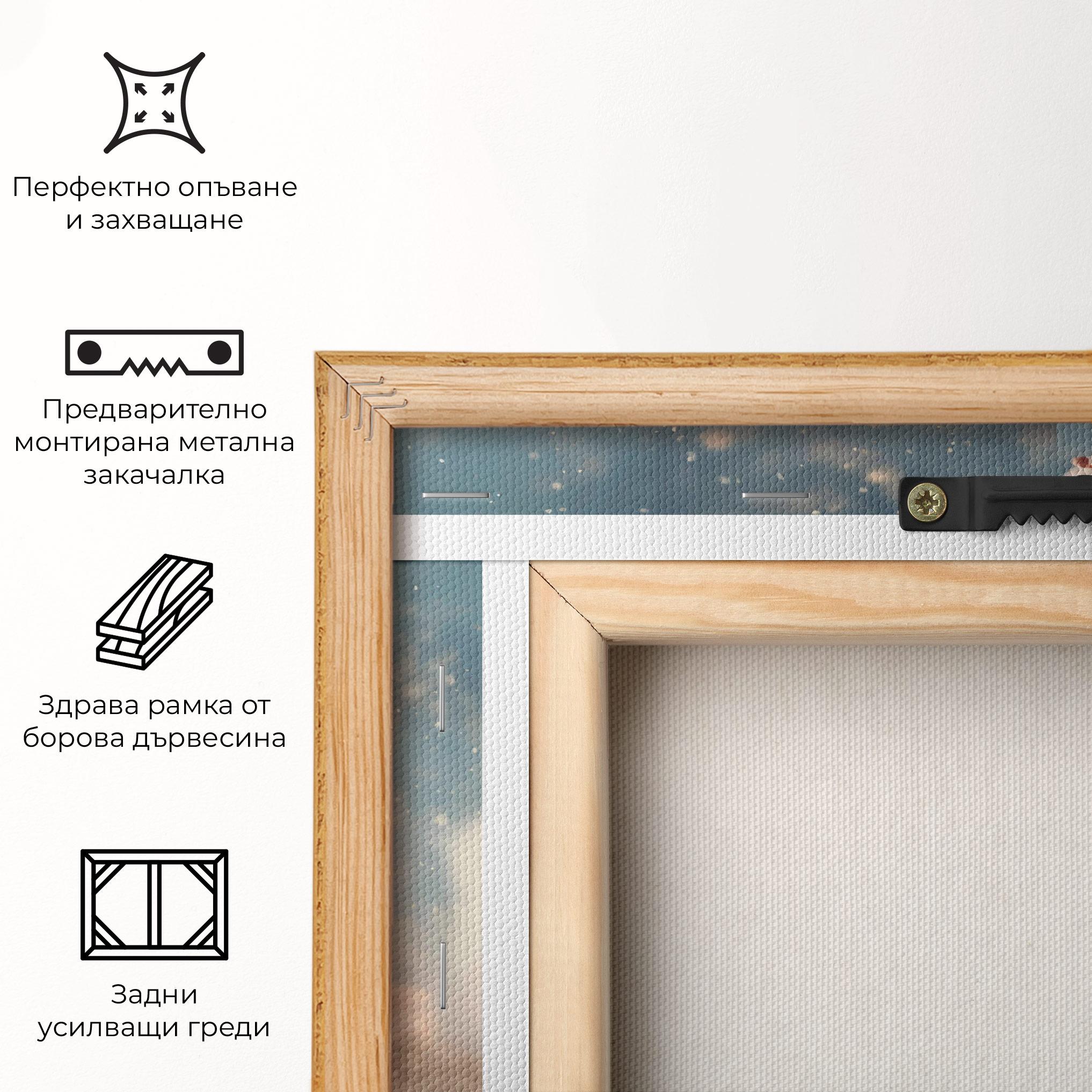 Картина на платно Flower Spring Art mockup 5