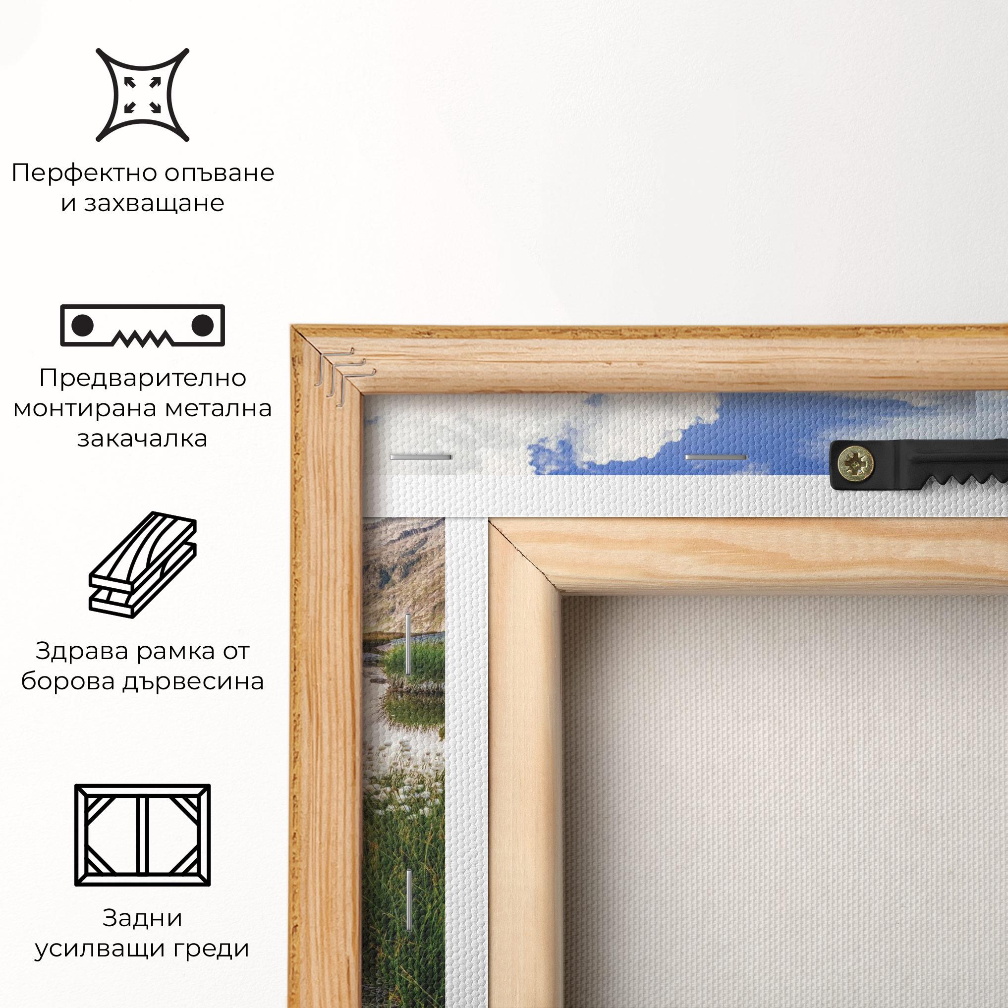 Картина на платно Lake Spring View mockup 5