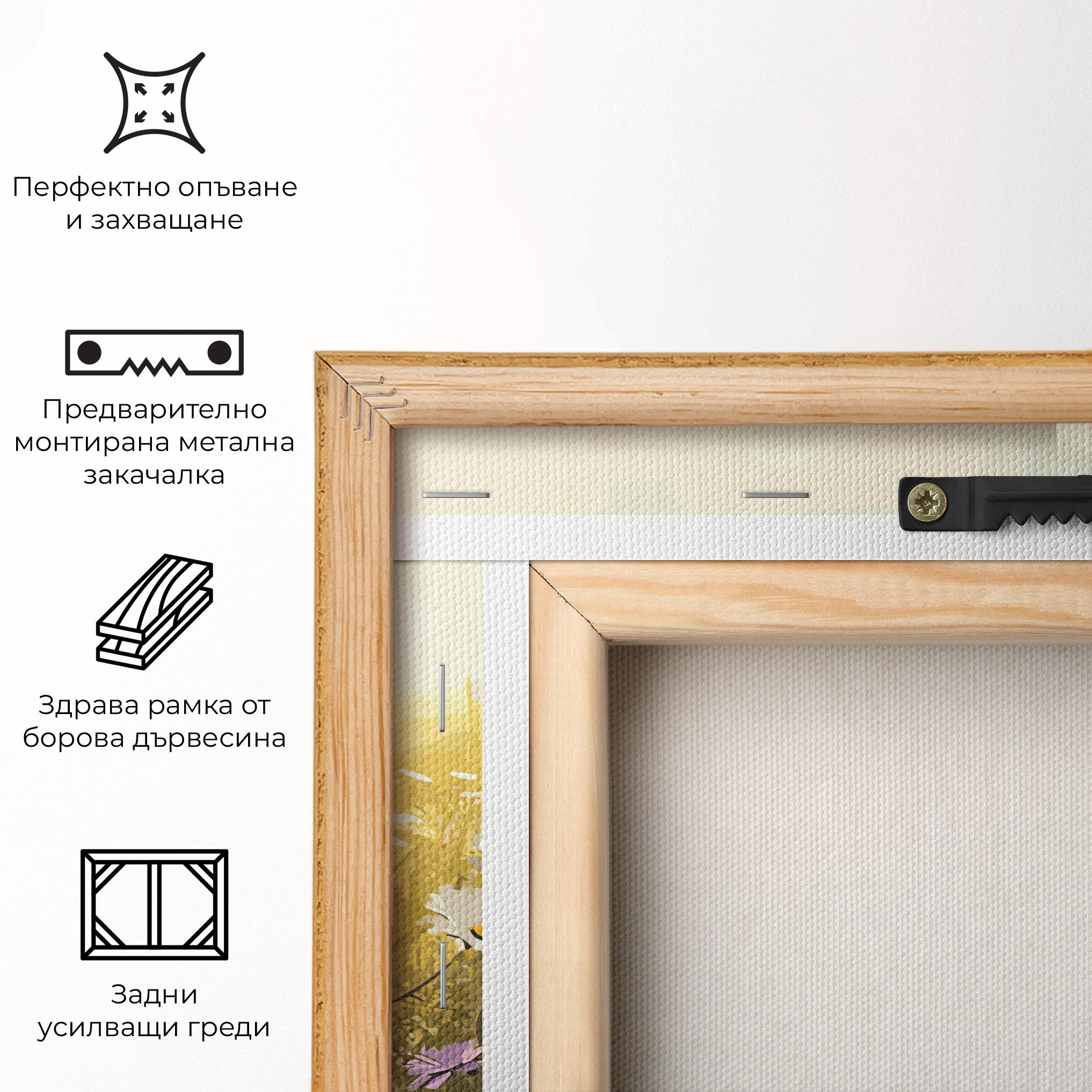 Картина на платно Spring Field Art mockup 5