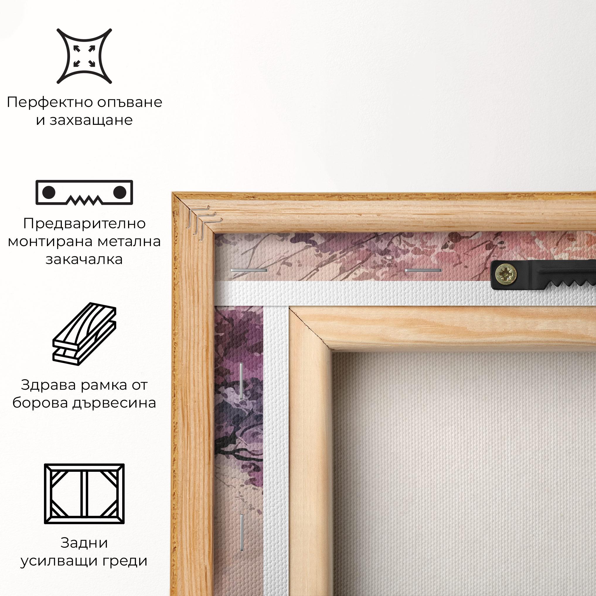 Картина на платно Sunset Spring mockup 5