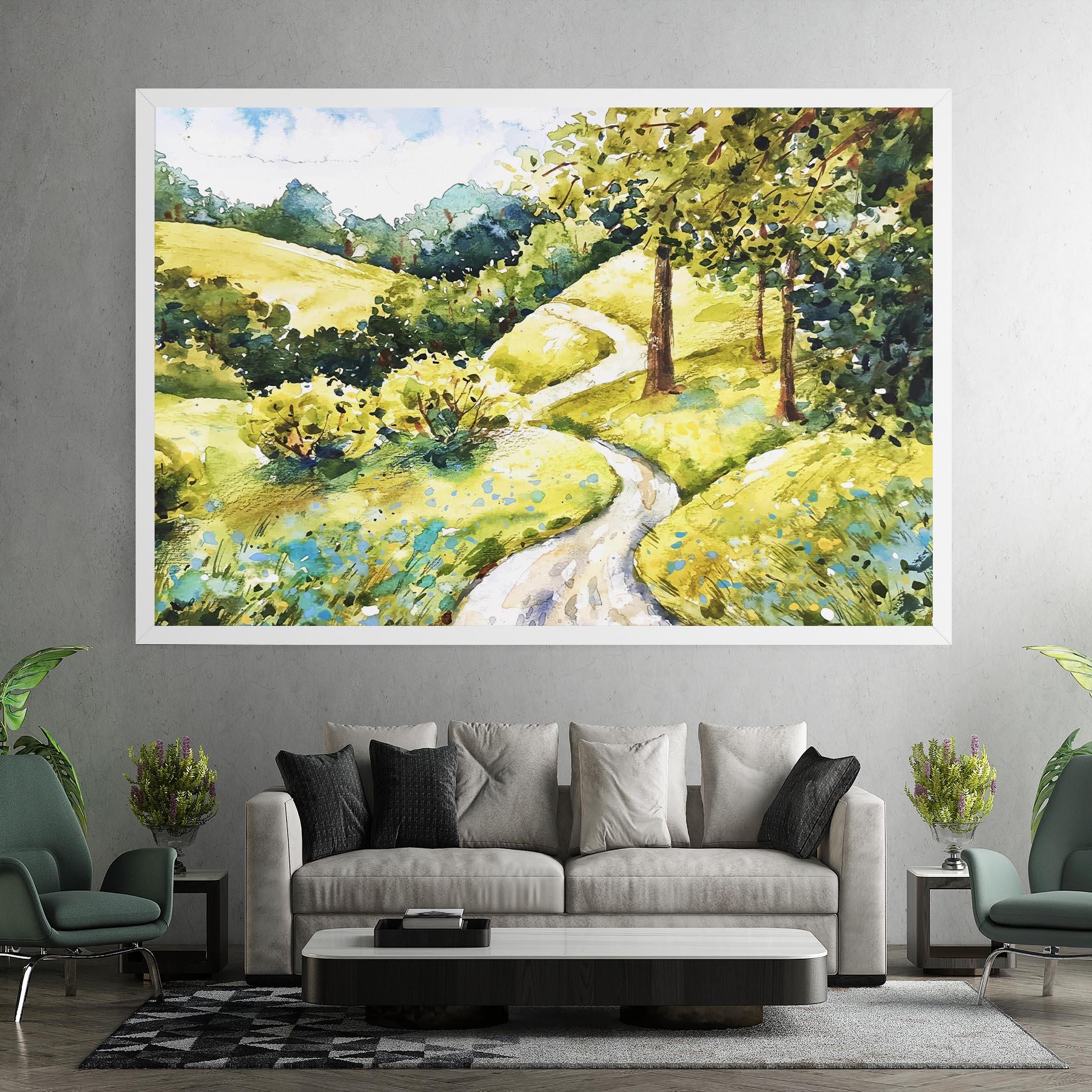 Картина на платно Fresh Spring View mockup 7