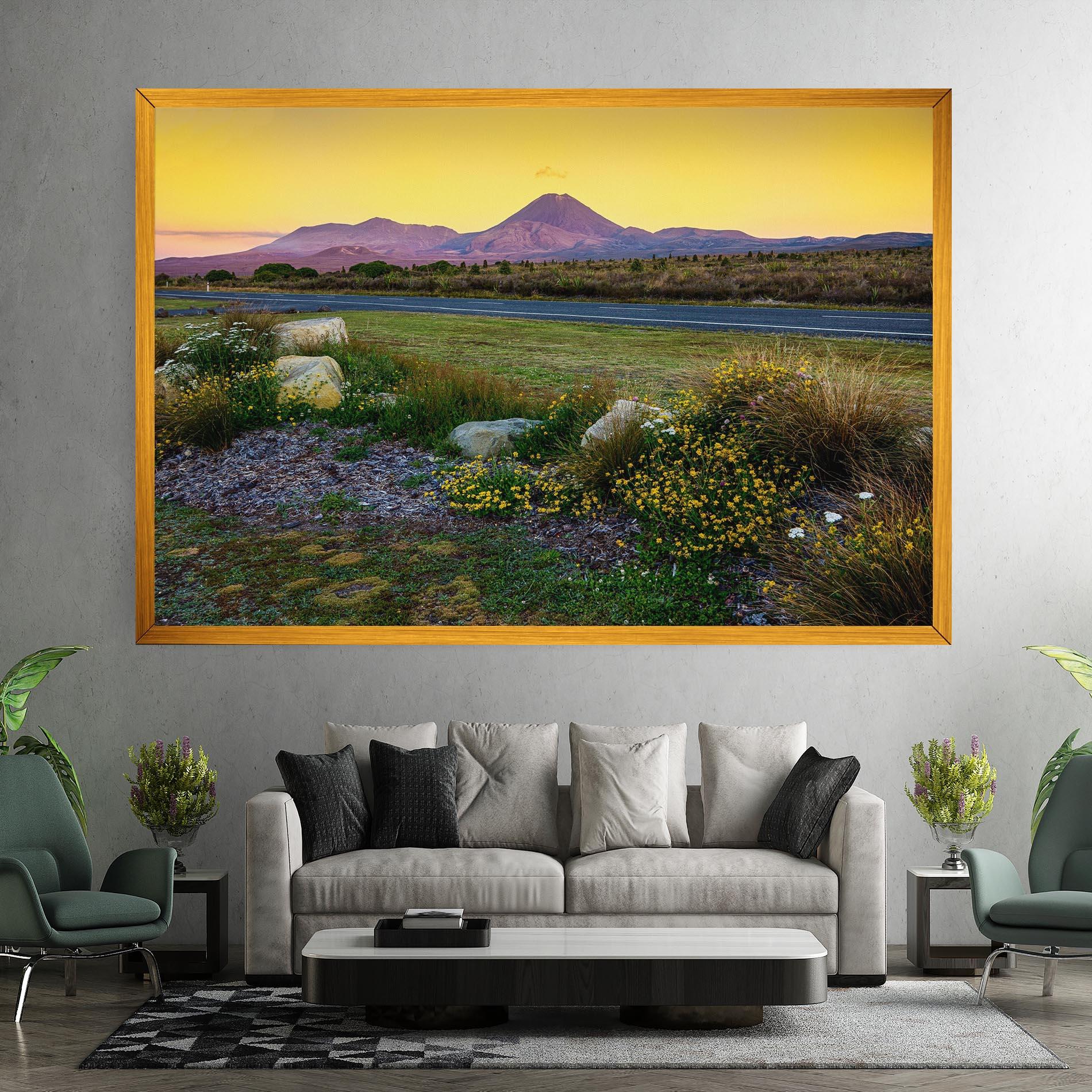 Картина на платно Yellow Sky mockup 7