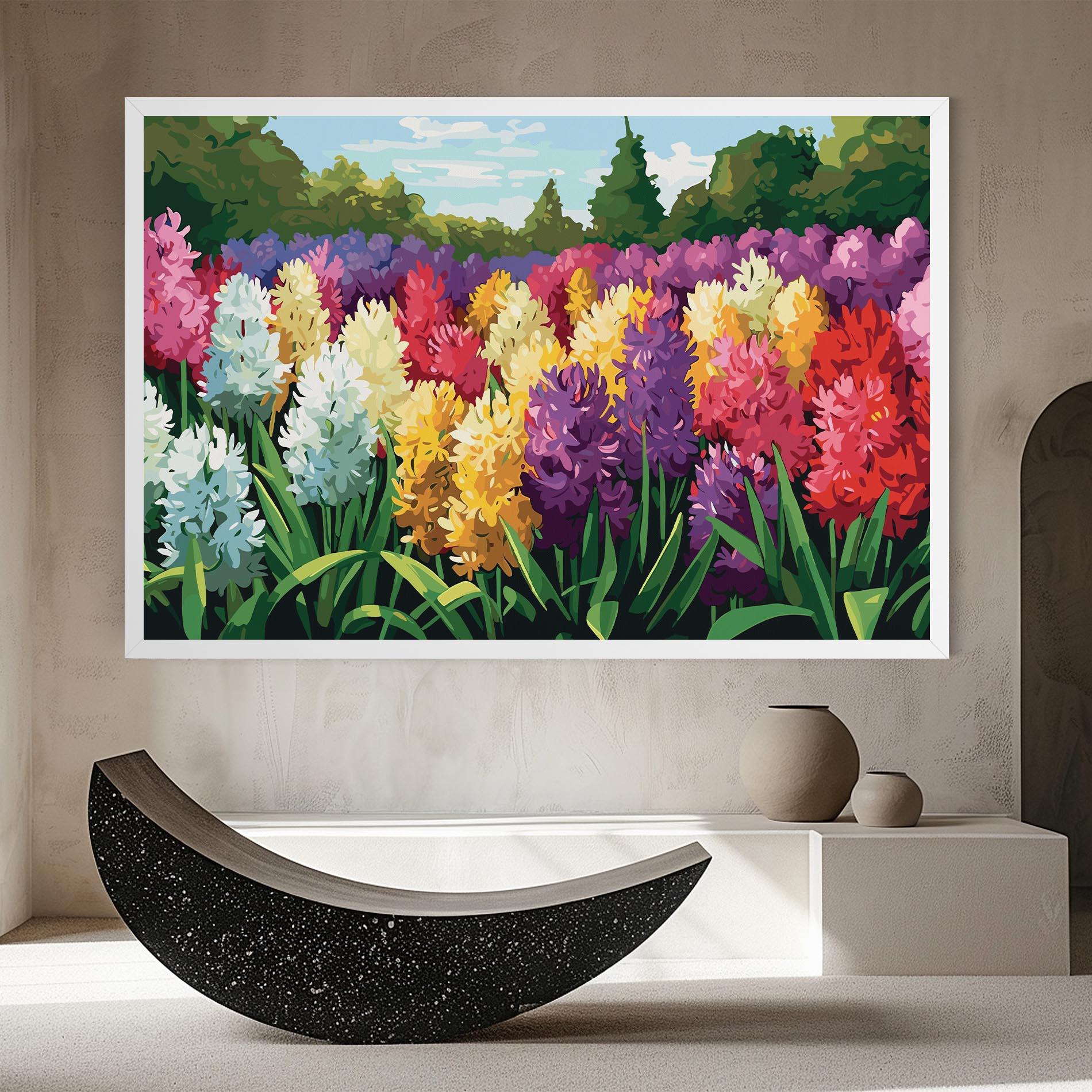 Картина на платно Pretty Colorful Spring mockup 8