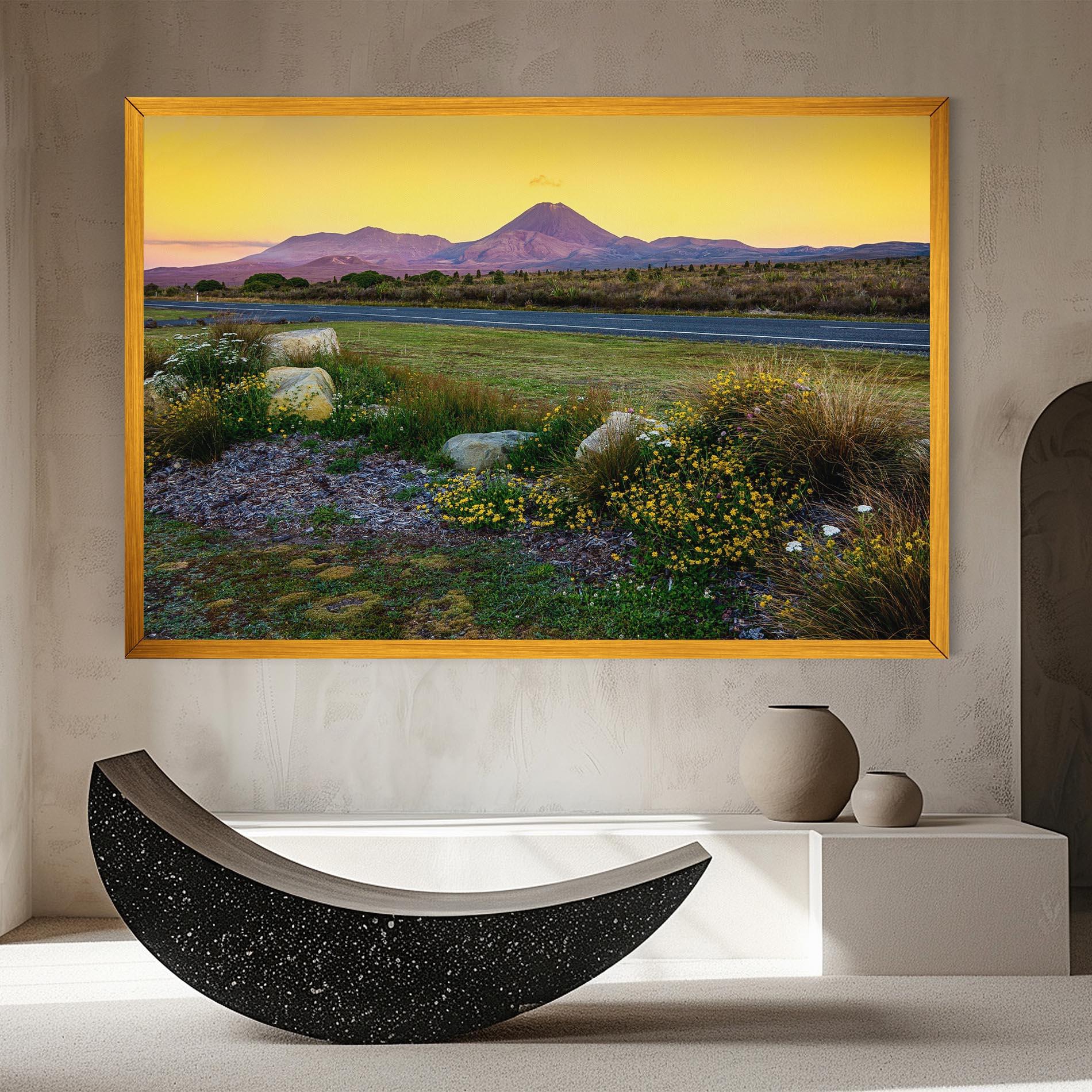 Картина на платно Yellow Sky mockup 8