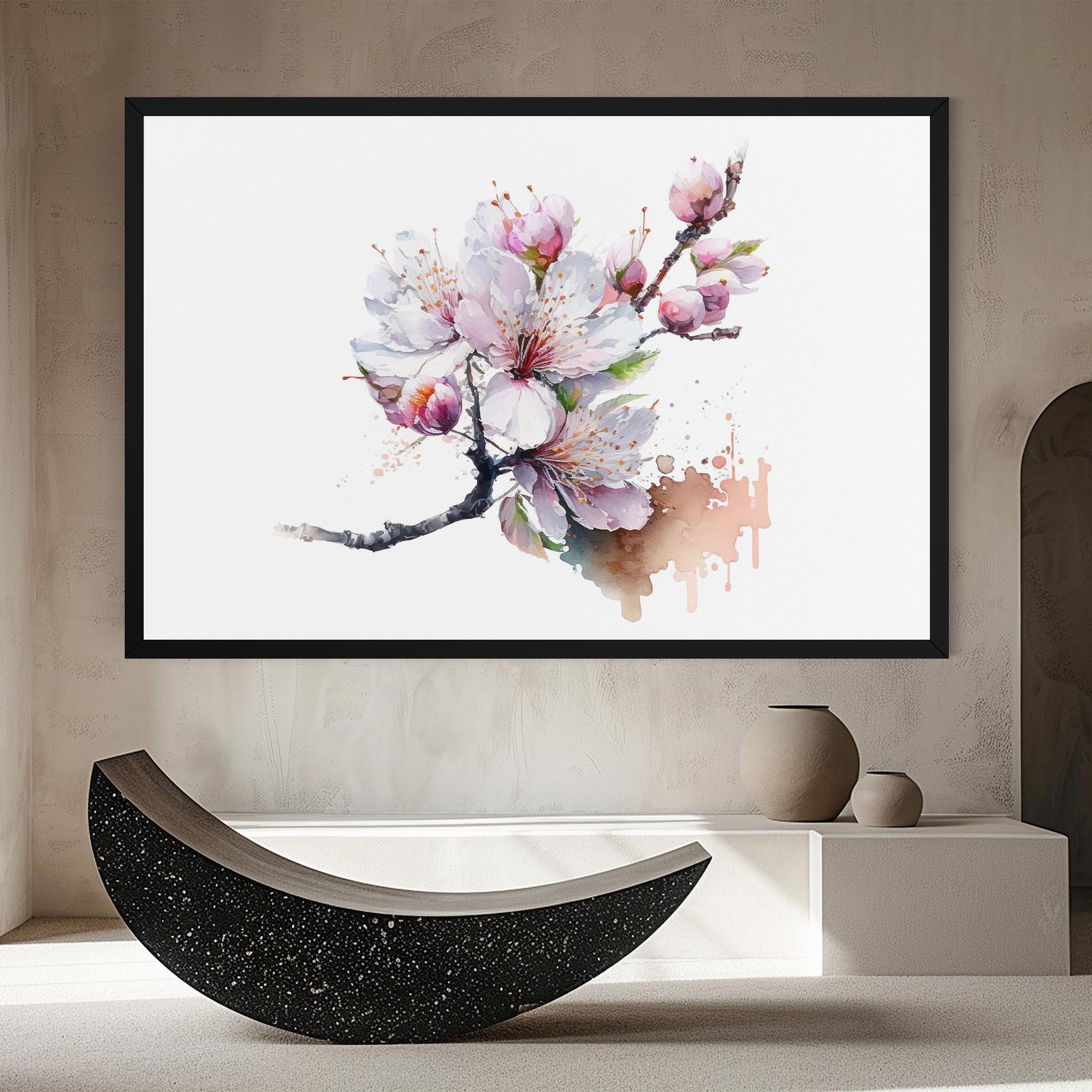Картина на платно Cherry Spring Art mockup 8