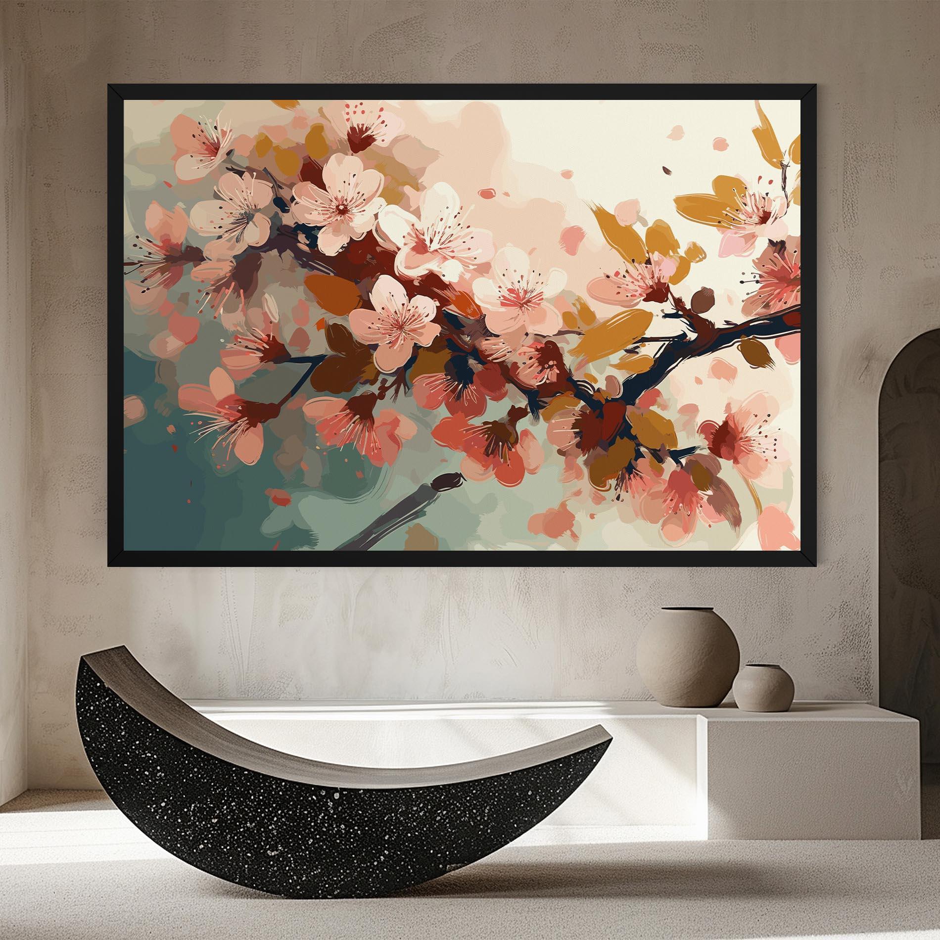 Картина на платно Cute Spring Flower mockup 8