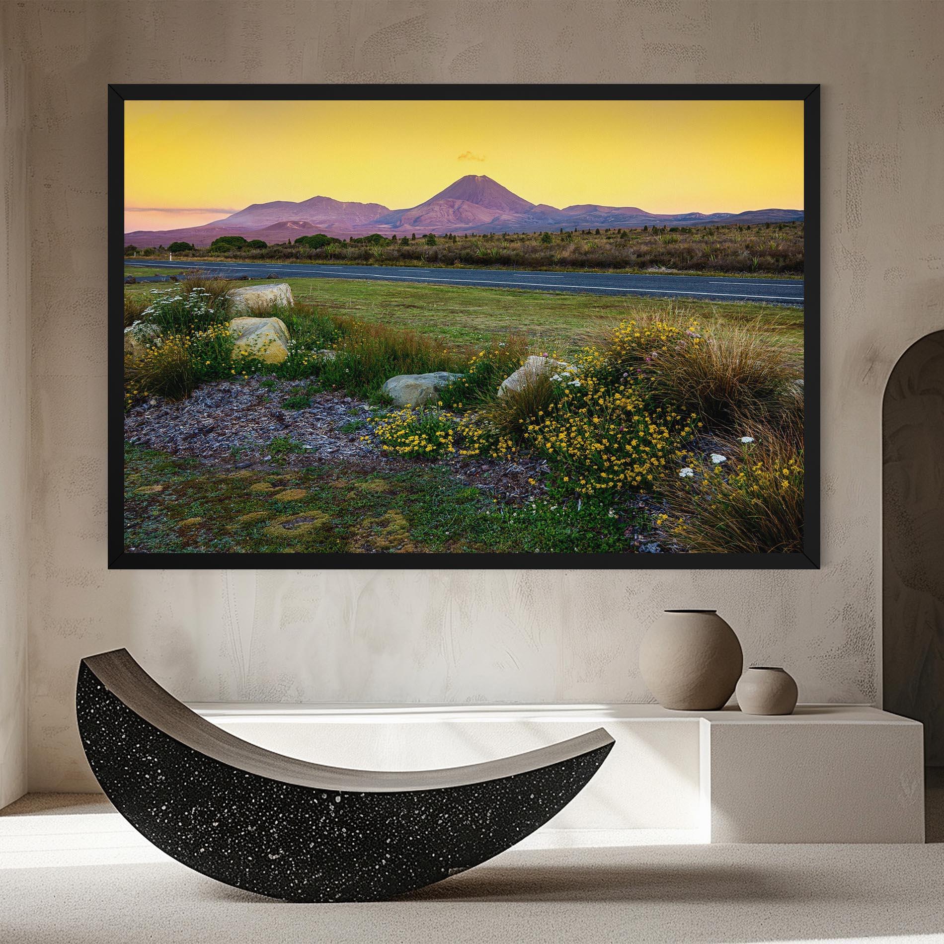 Картина на платно Yellow Sky mockup 8