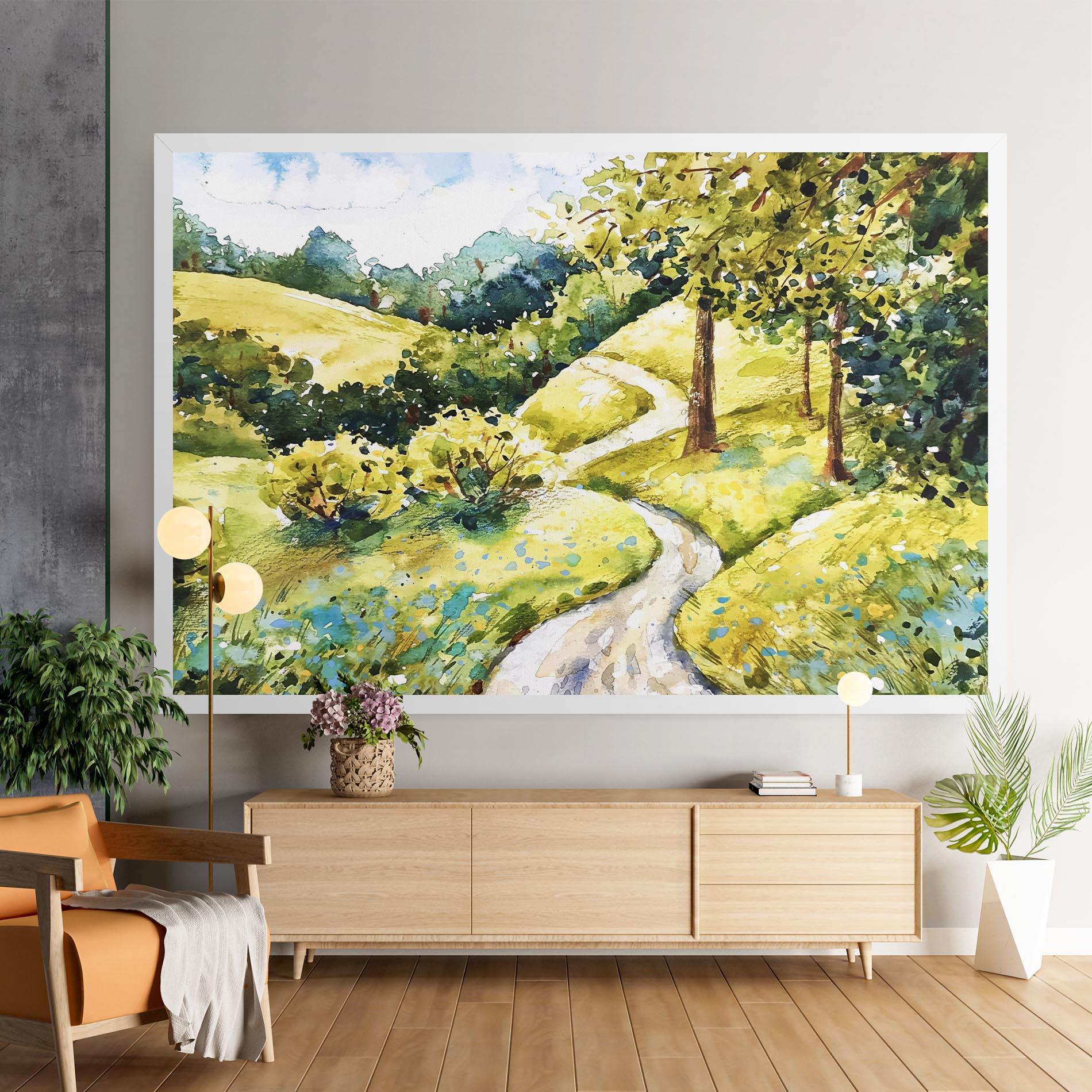 Картина на платно Fresh Spring View mockup 9