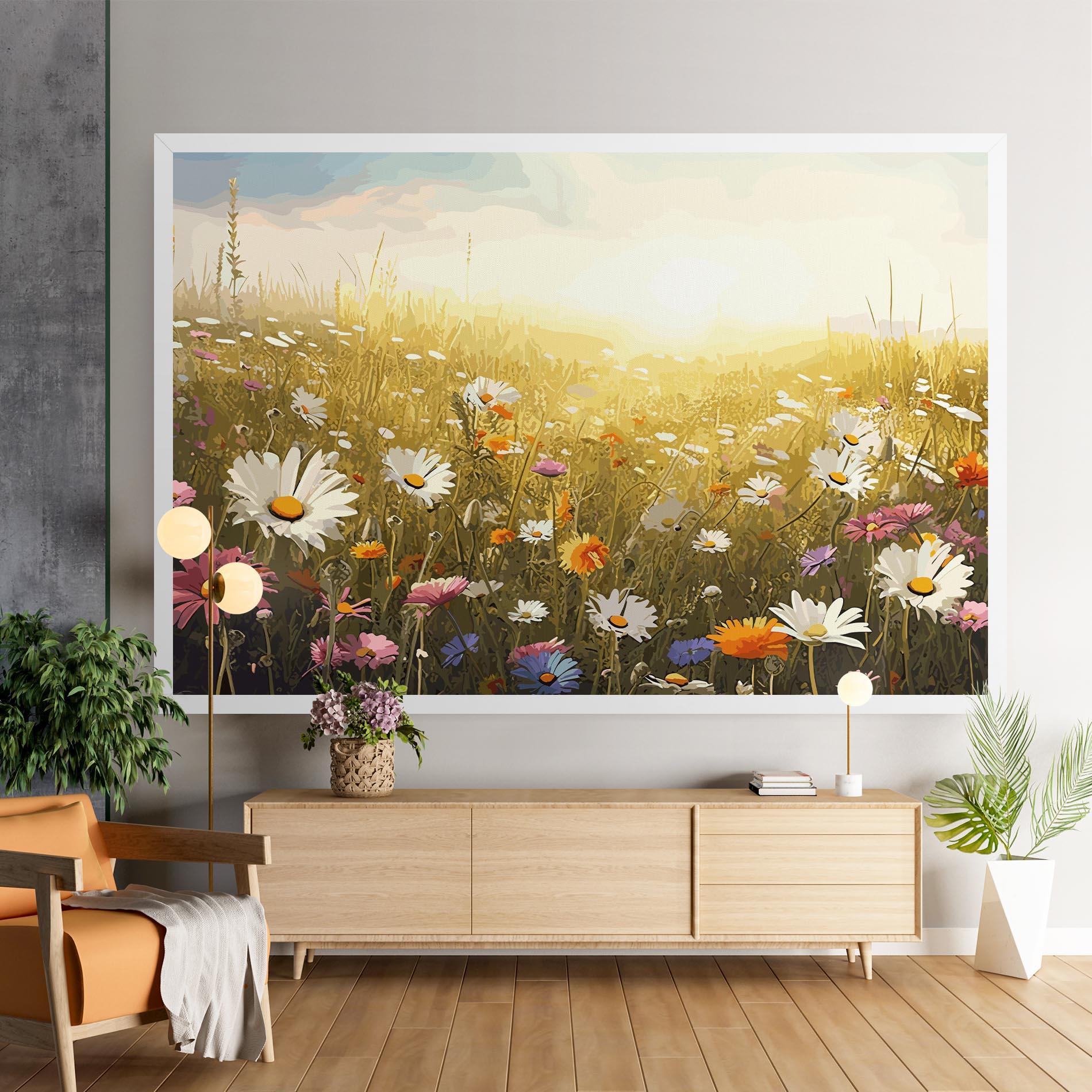 Картина на платно Spring Field Art mockup 9