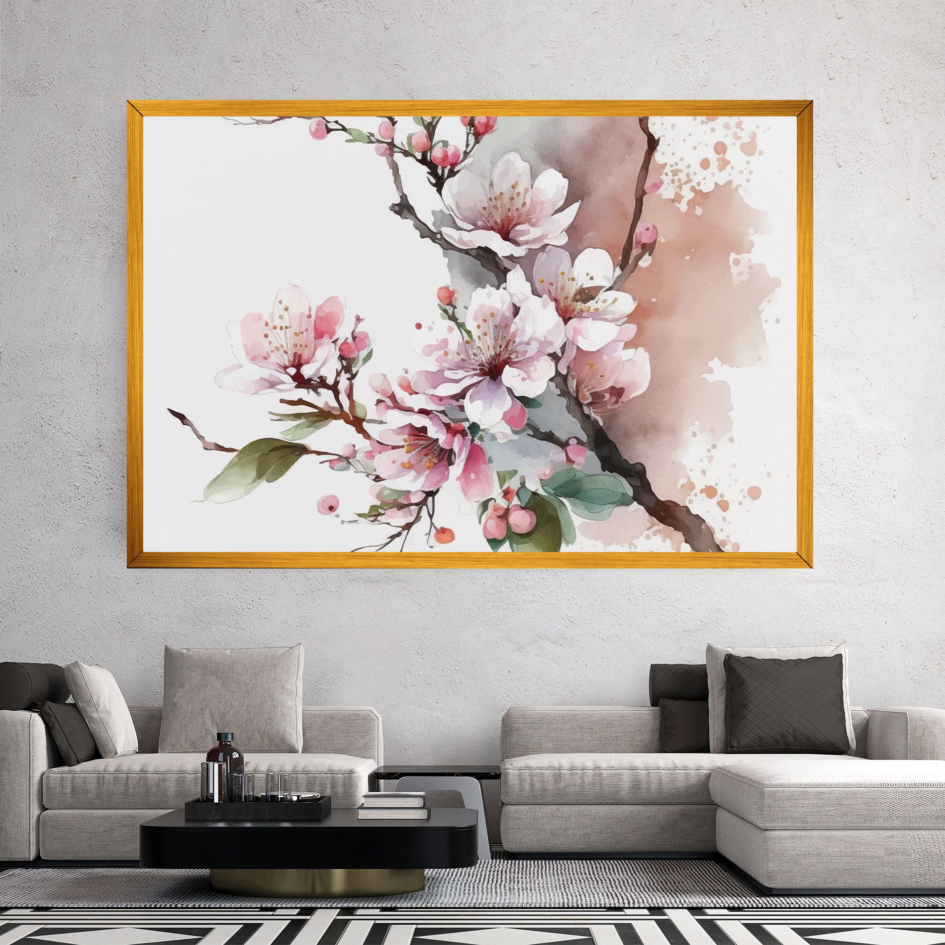 Cherry Spring Flower mockup 2
