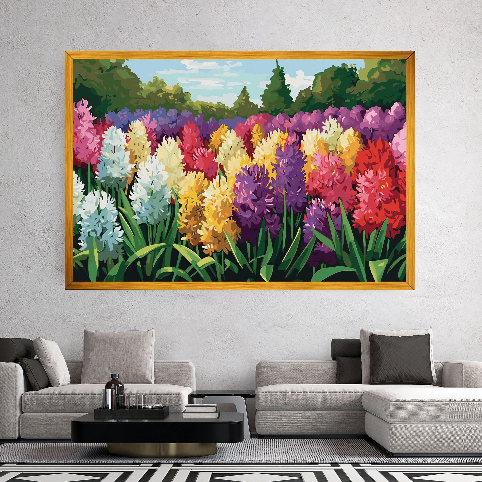 Картина на платно Pretty Colorful Spring mockup 2