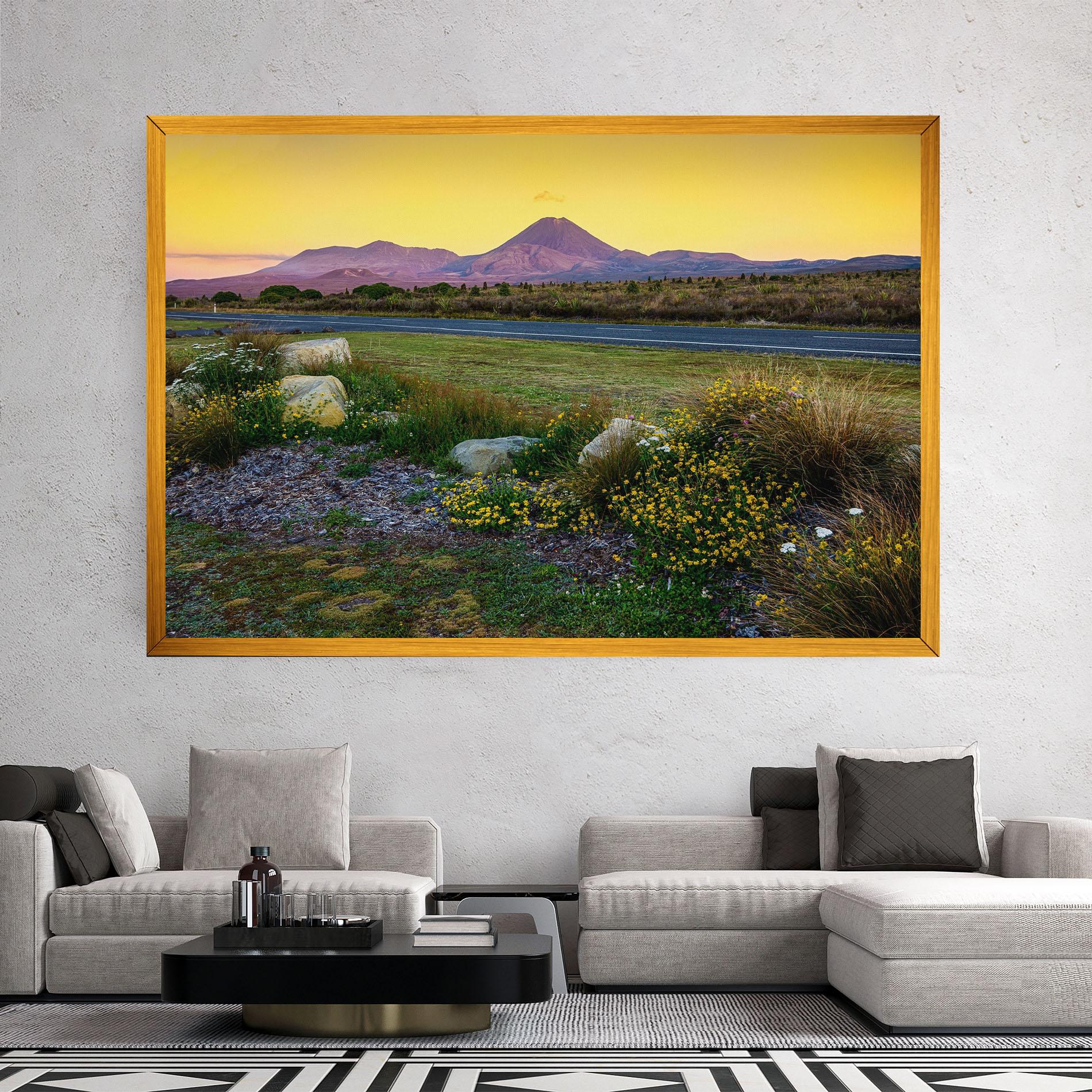 Картина на платно Yellow Sky mockup 2