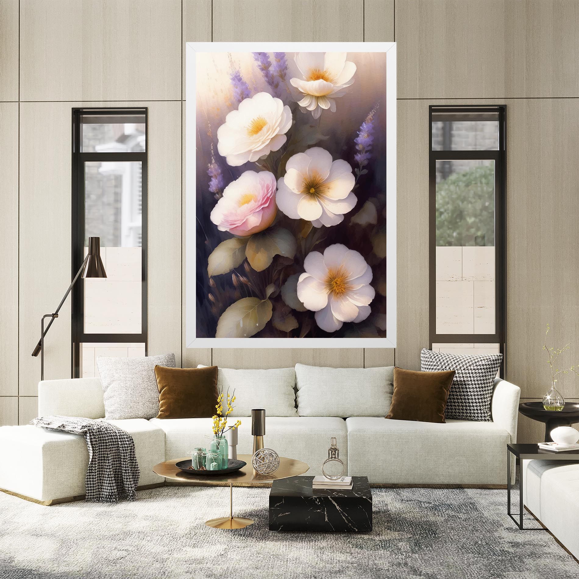 Cream Flower Spring mockup 2