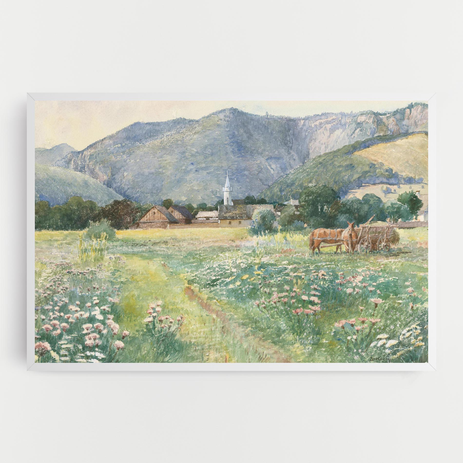 Картина на платно Rural Painting Art mockup 0