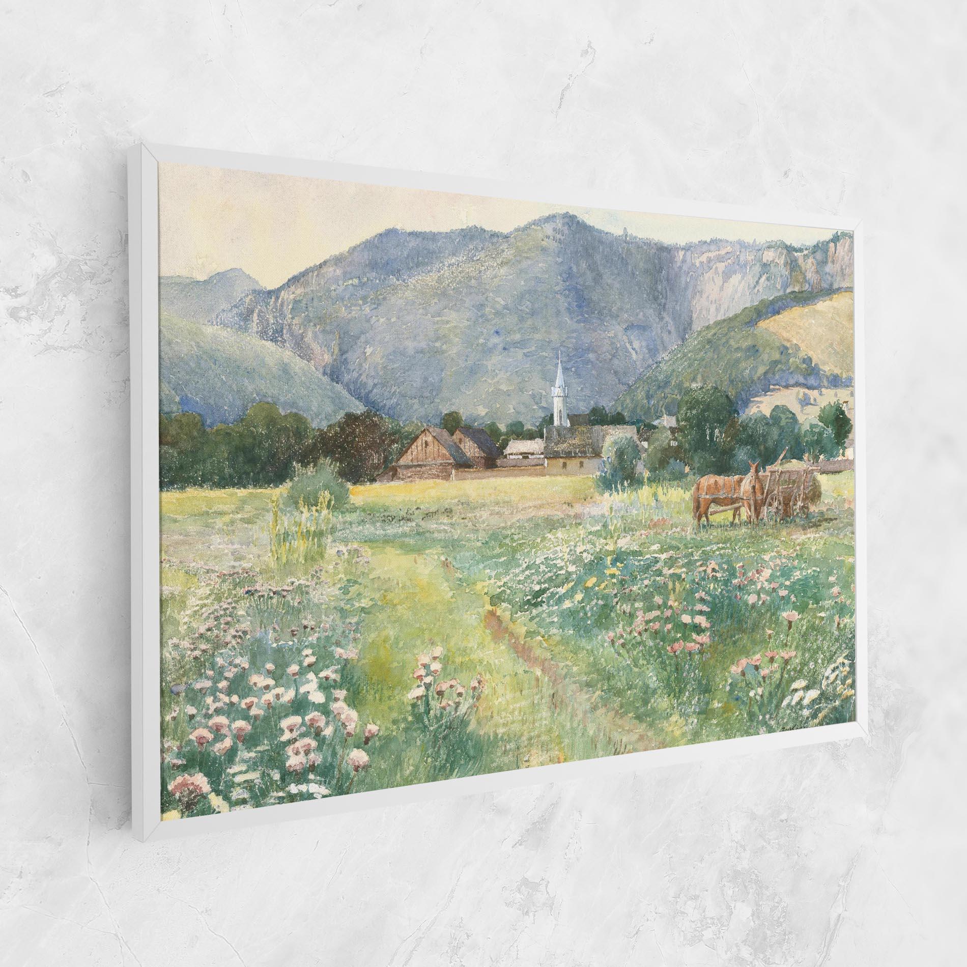 Картина на платно Rural Painting Art mockup 1