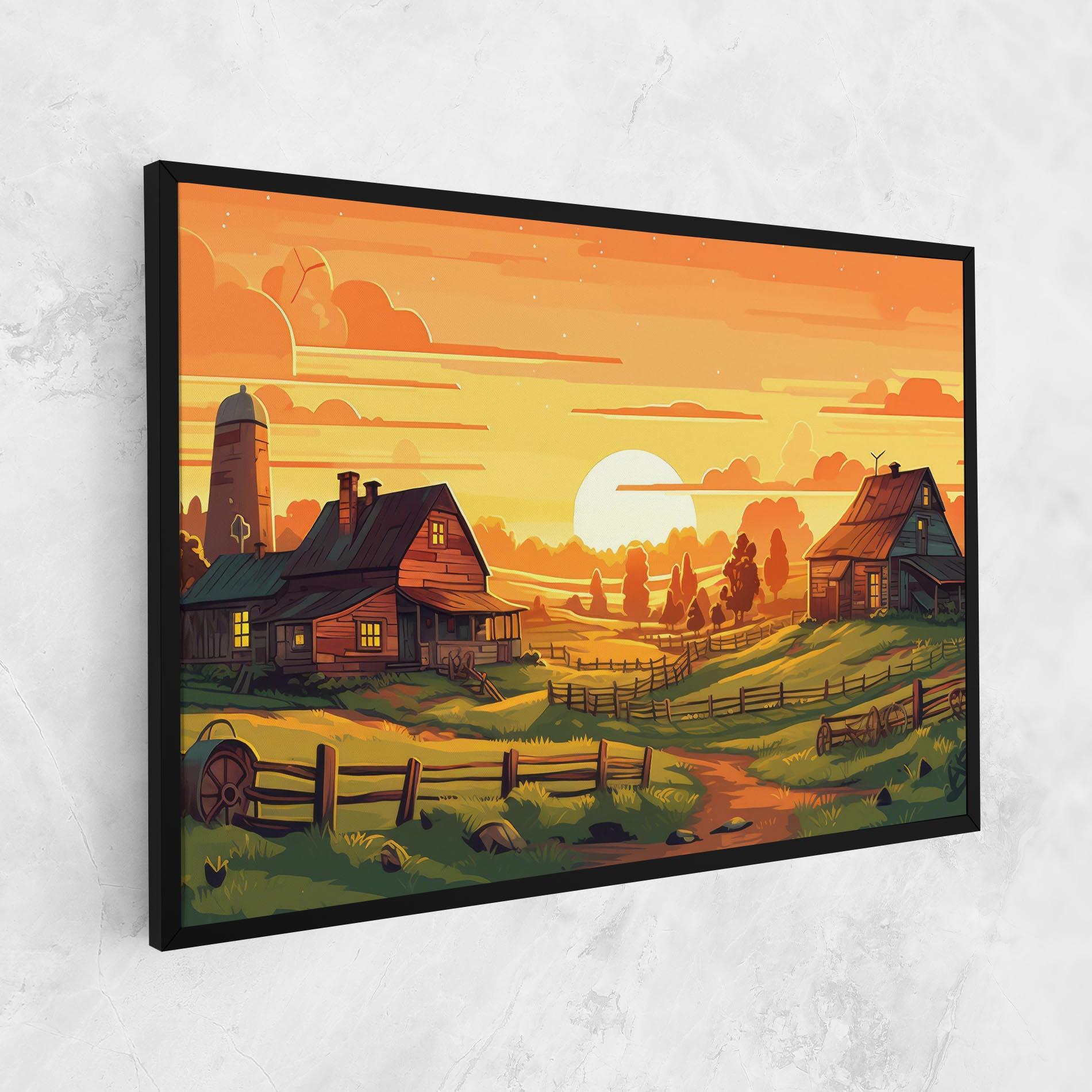 Картина на платно Farmhouse Sunlight mockup 1