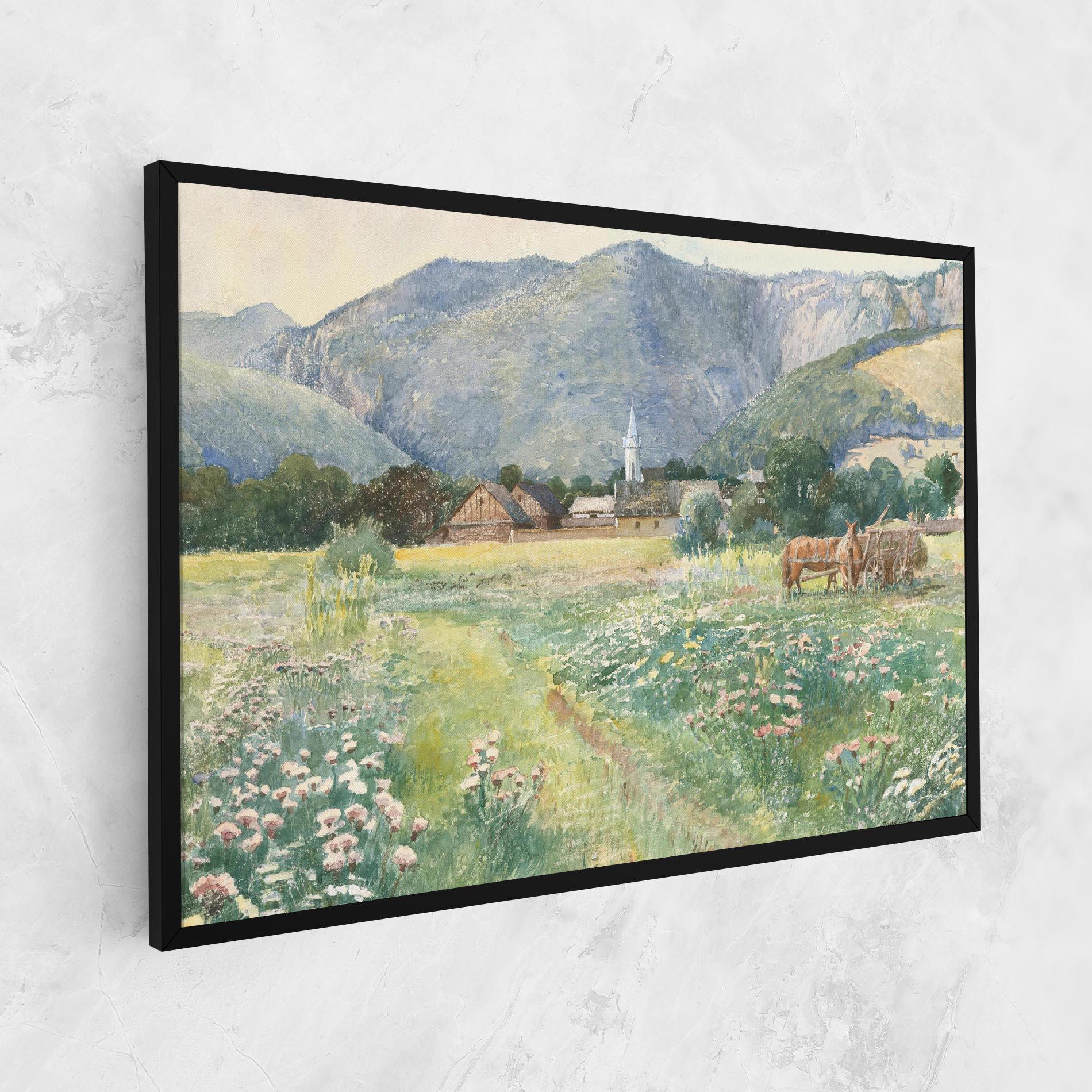 Картина на платно Rural Painting Art mockup 1