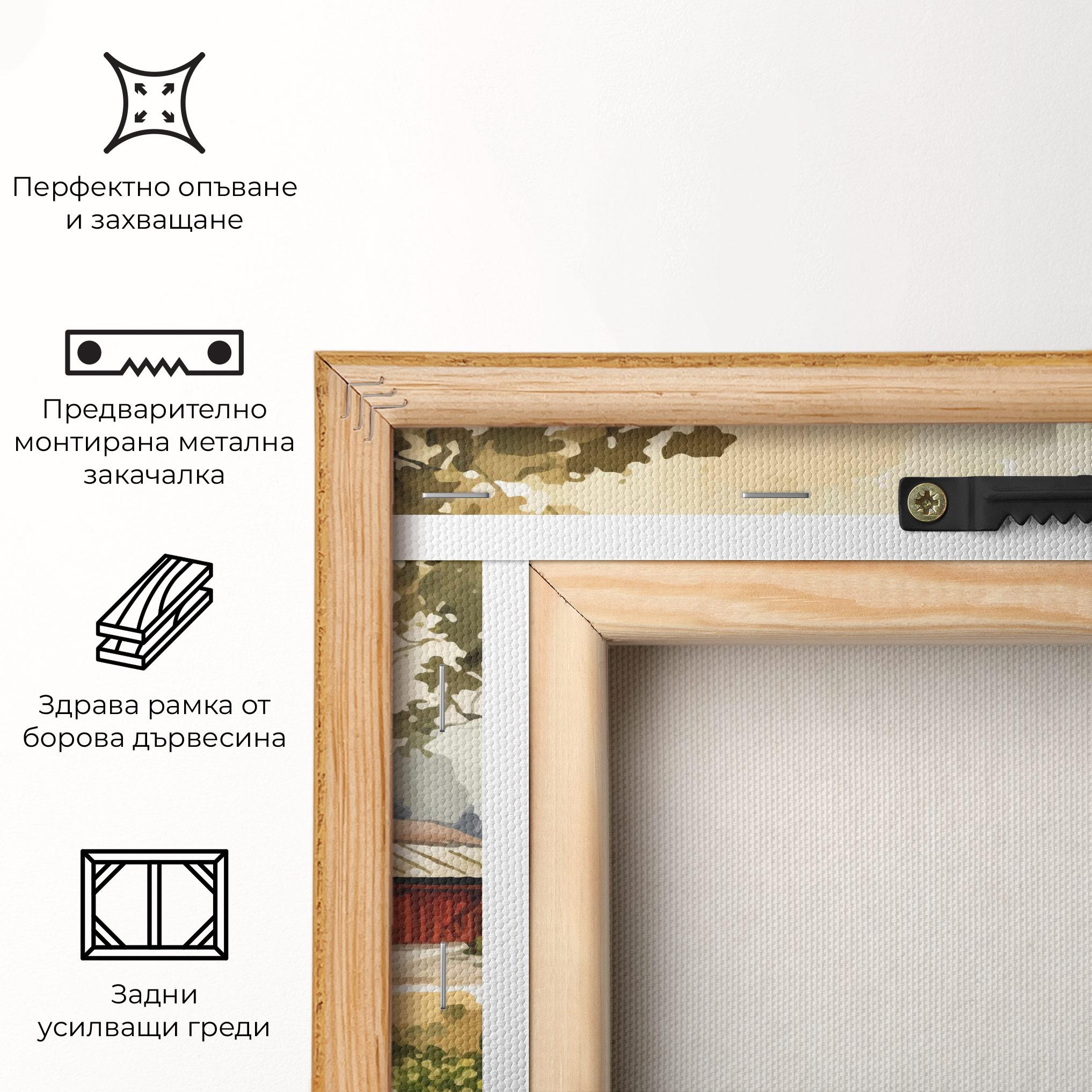 Картина на платно Farmhouse Painting mockup 5