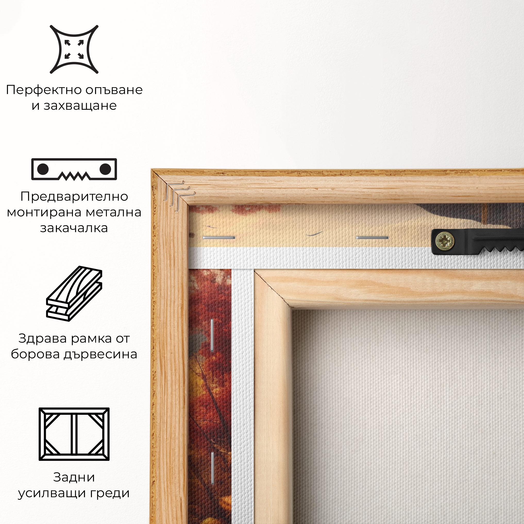 Картина на платно Small Cabin Field mockup 5