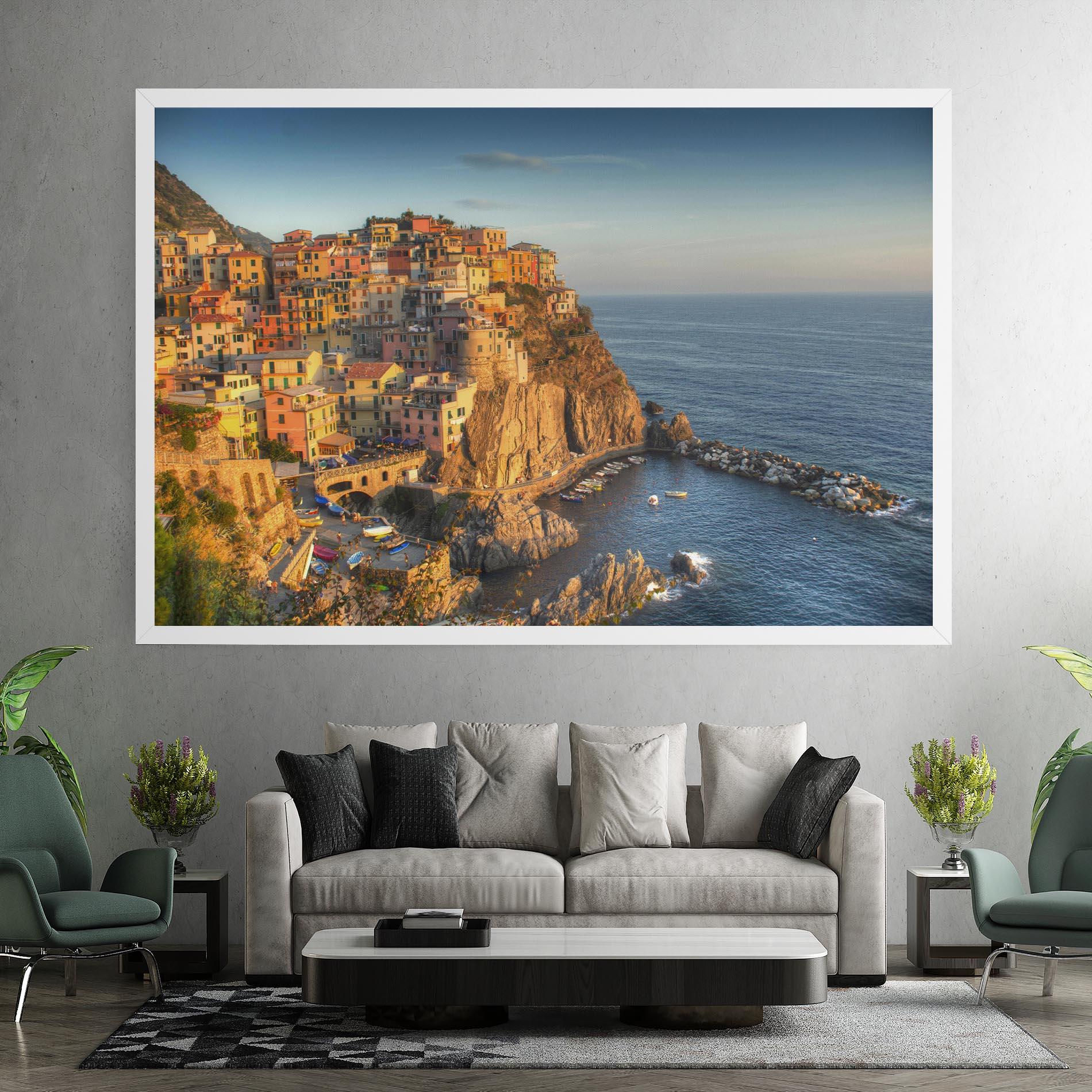 Картина на платно Cinque Terrre mockup 7