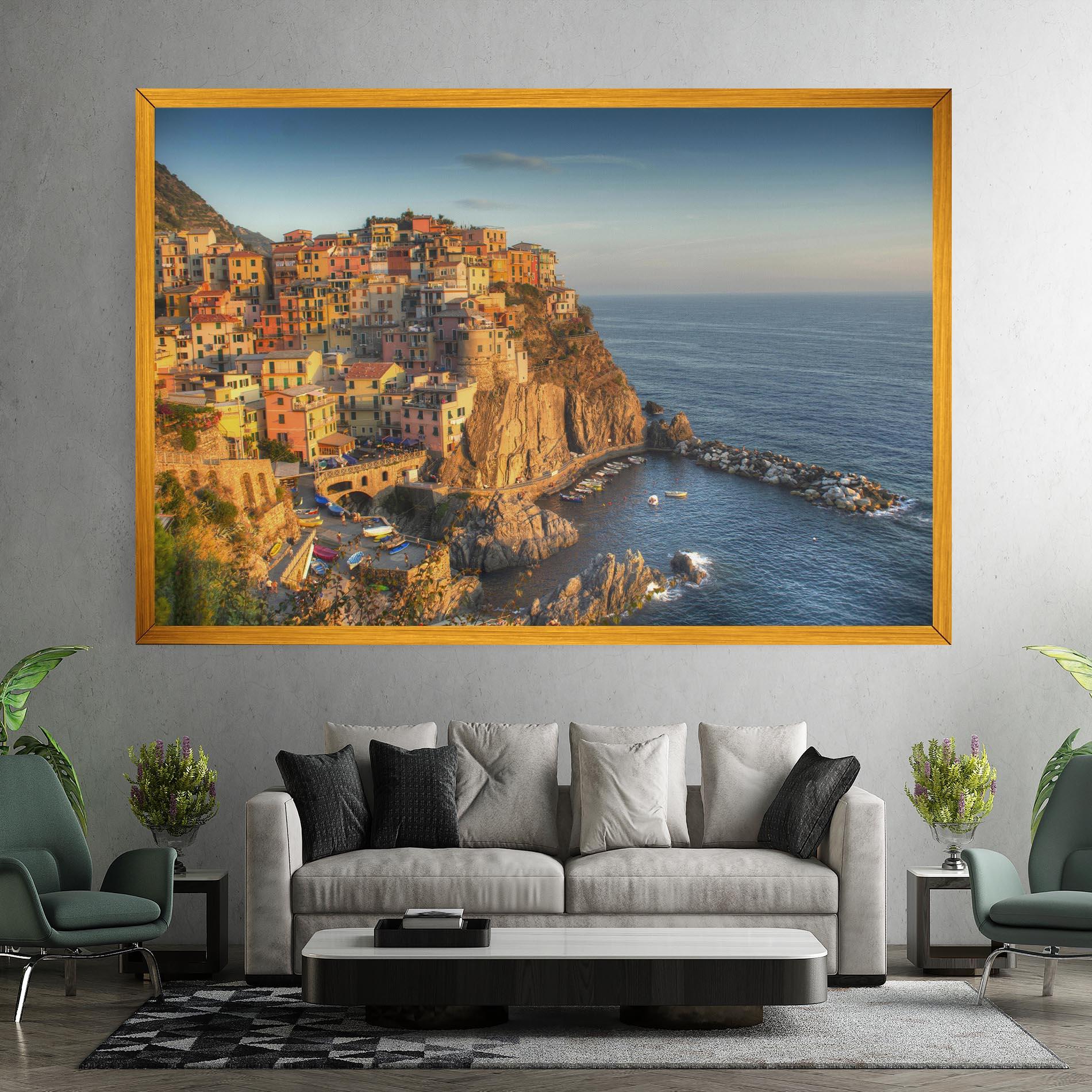 Картина на платно Cinque Terrre mockup 7