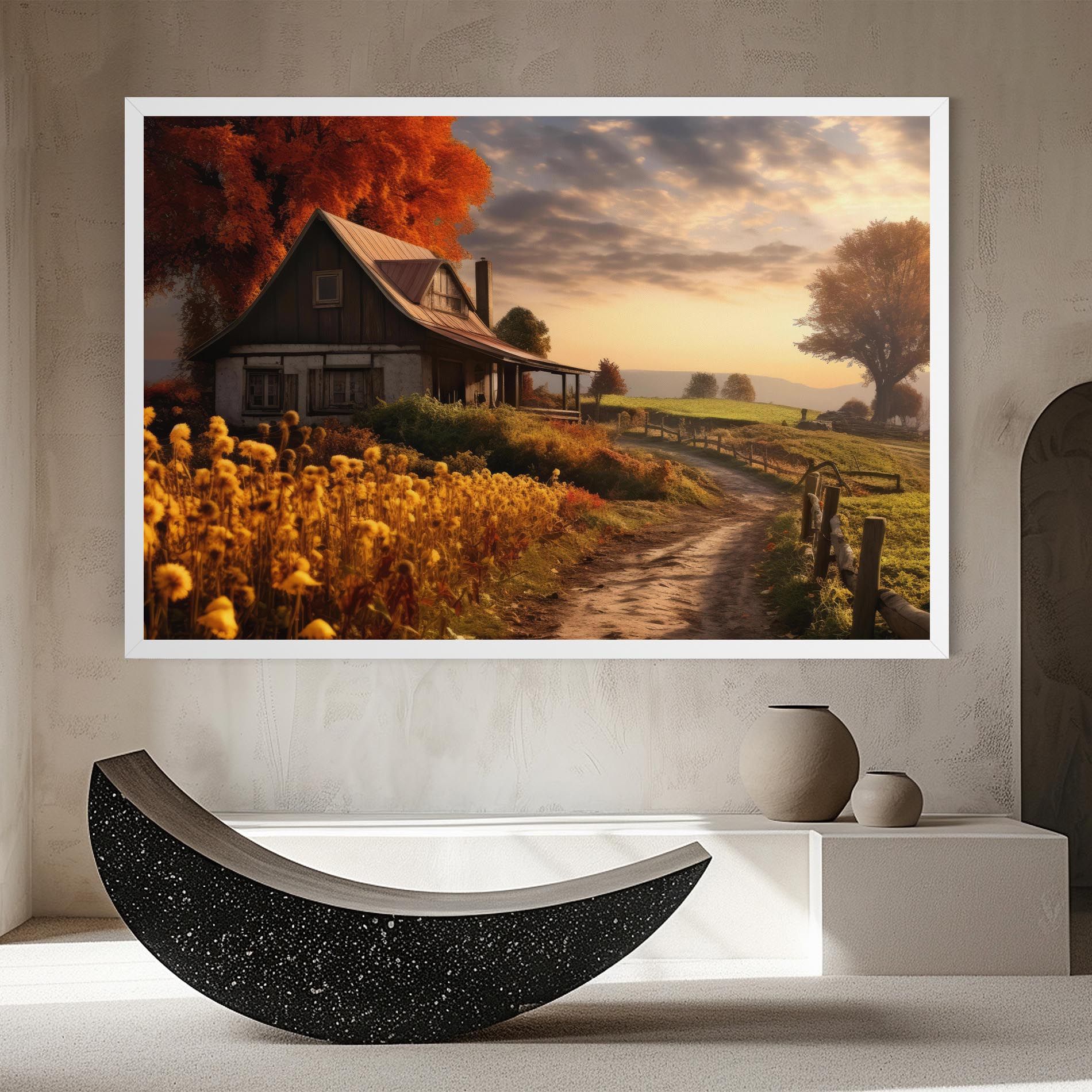 Autumn Farm House mockup 8