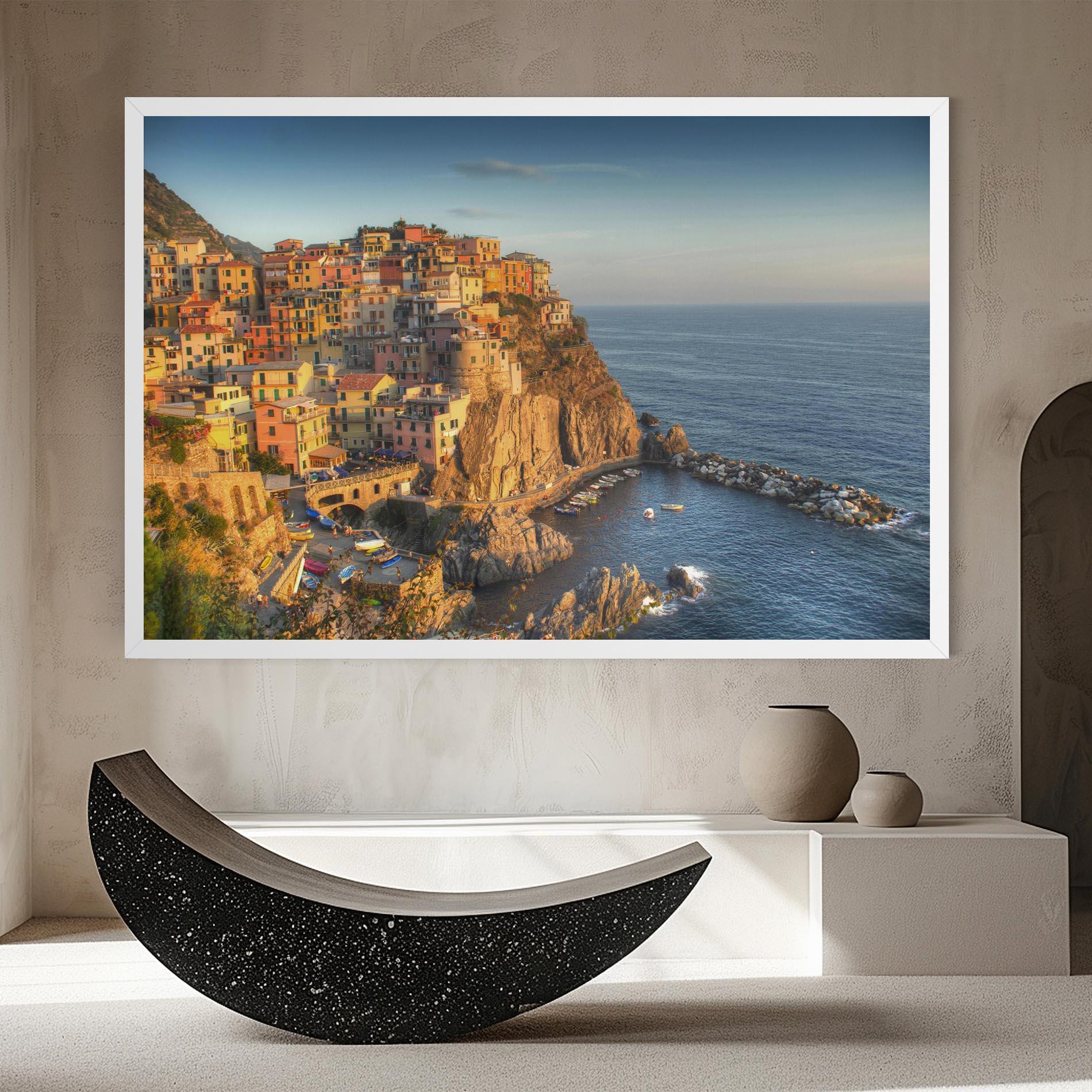 Картина на платно Cinque Terrre mockup 8