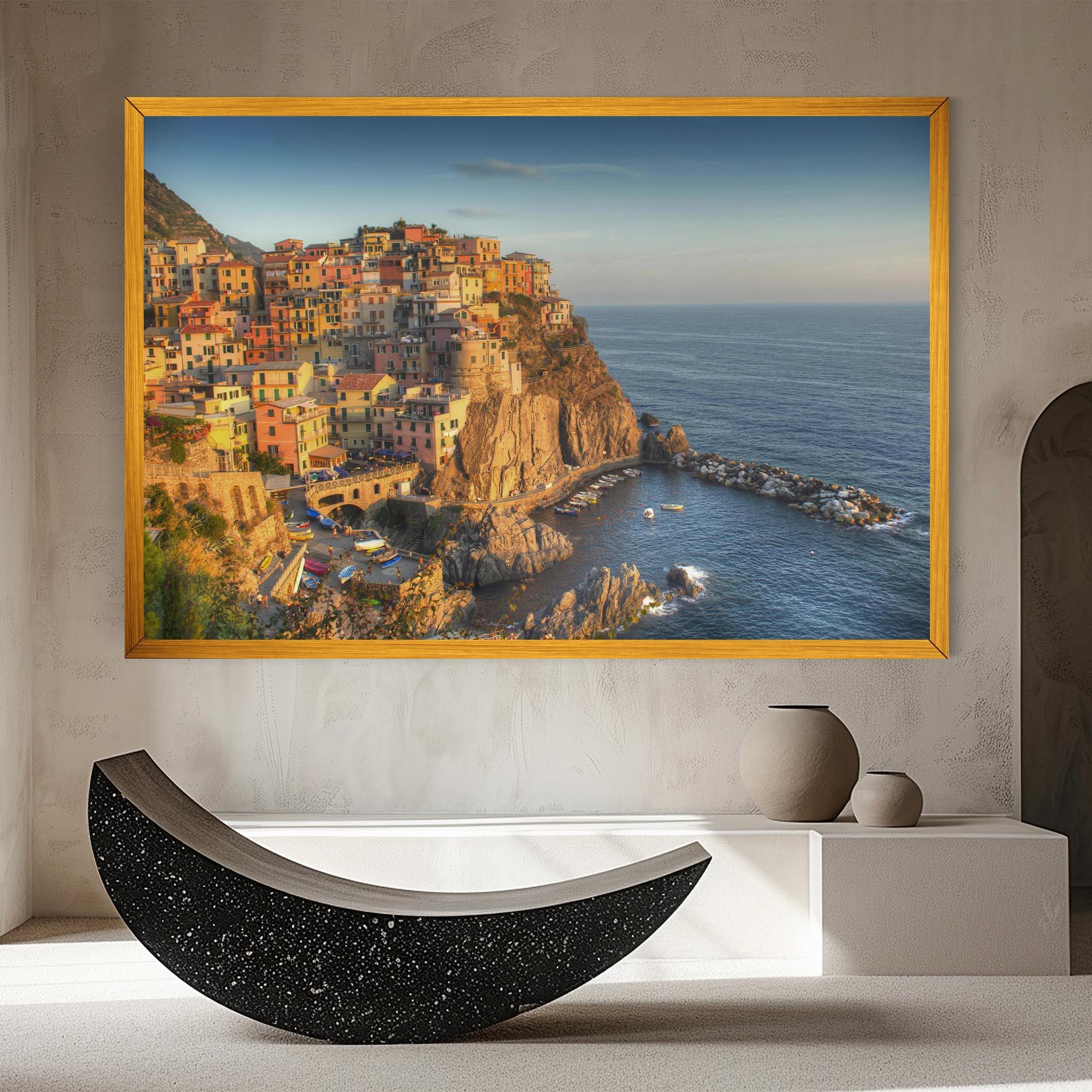 Картина на платно Cinque Terrre mockup 8