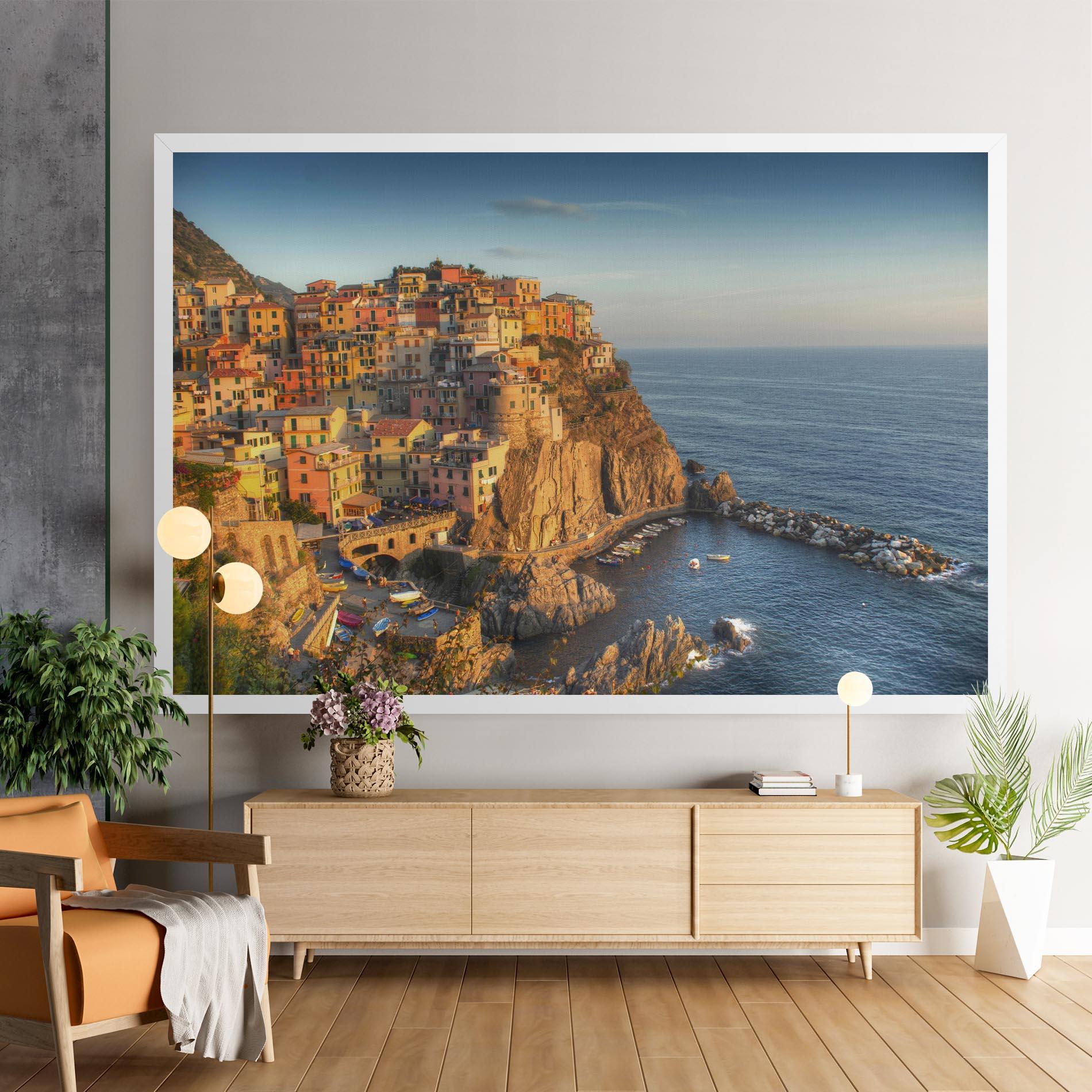 Картина на платно Cinque Terrre mockup 9