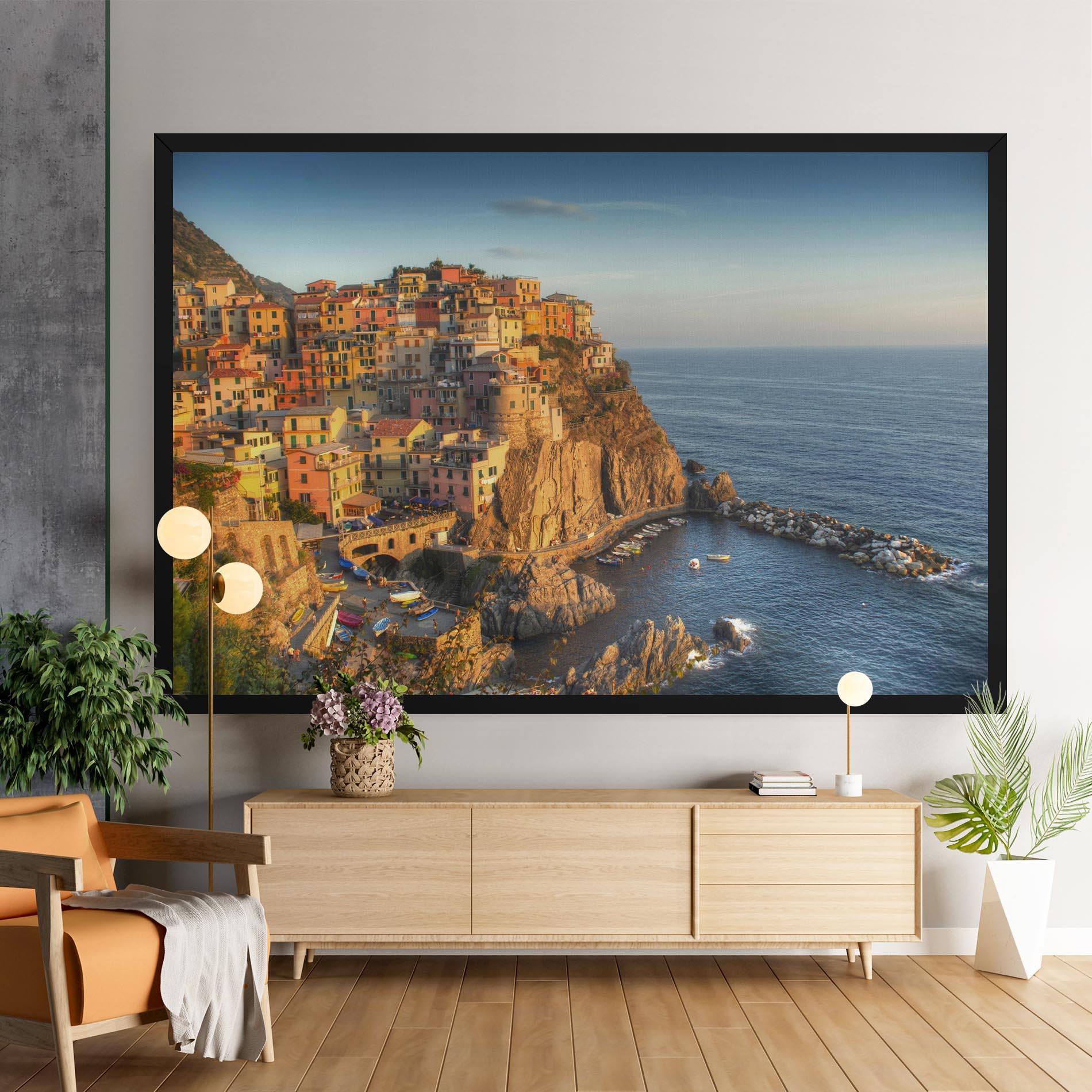 Картина на платно Cinque Terrre mockup 9