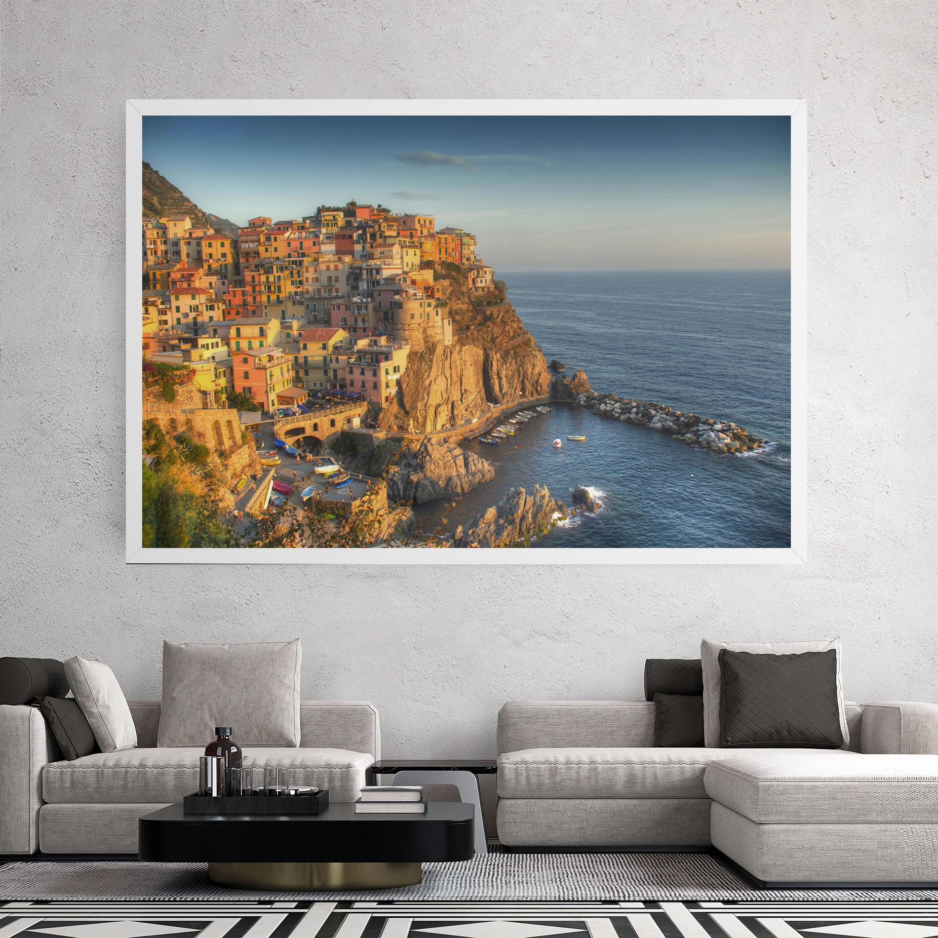 Картина на платно Cinque Terrre mockup 2