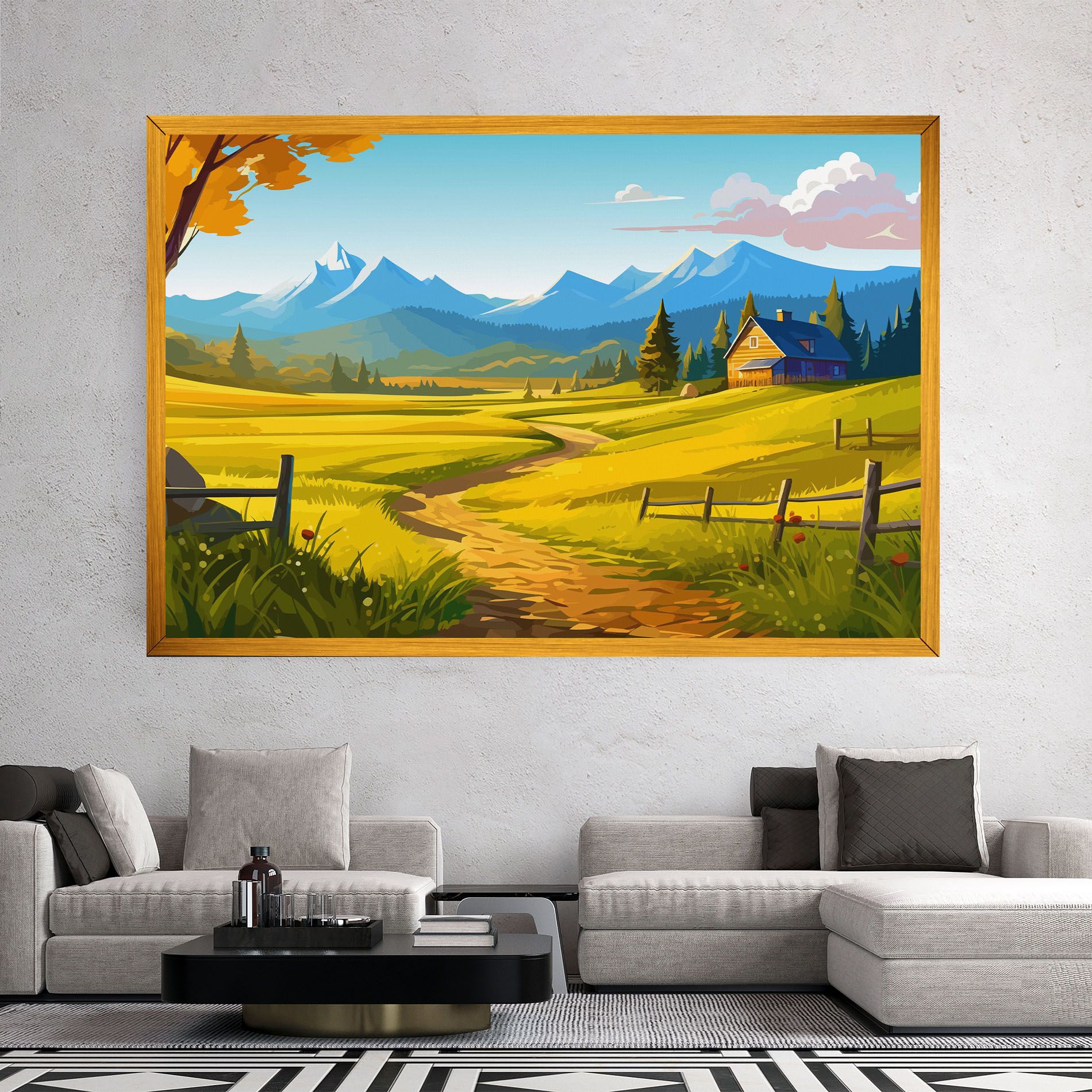 Daylight Rural View mockup 2