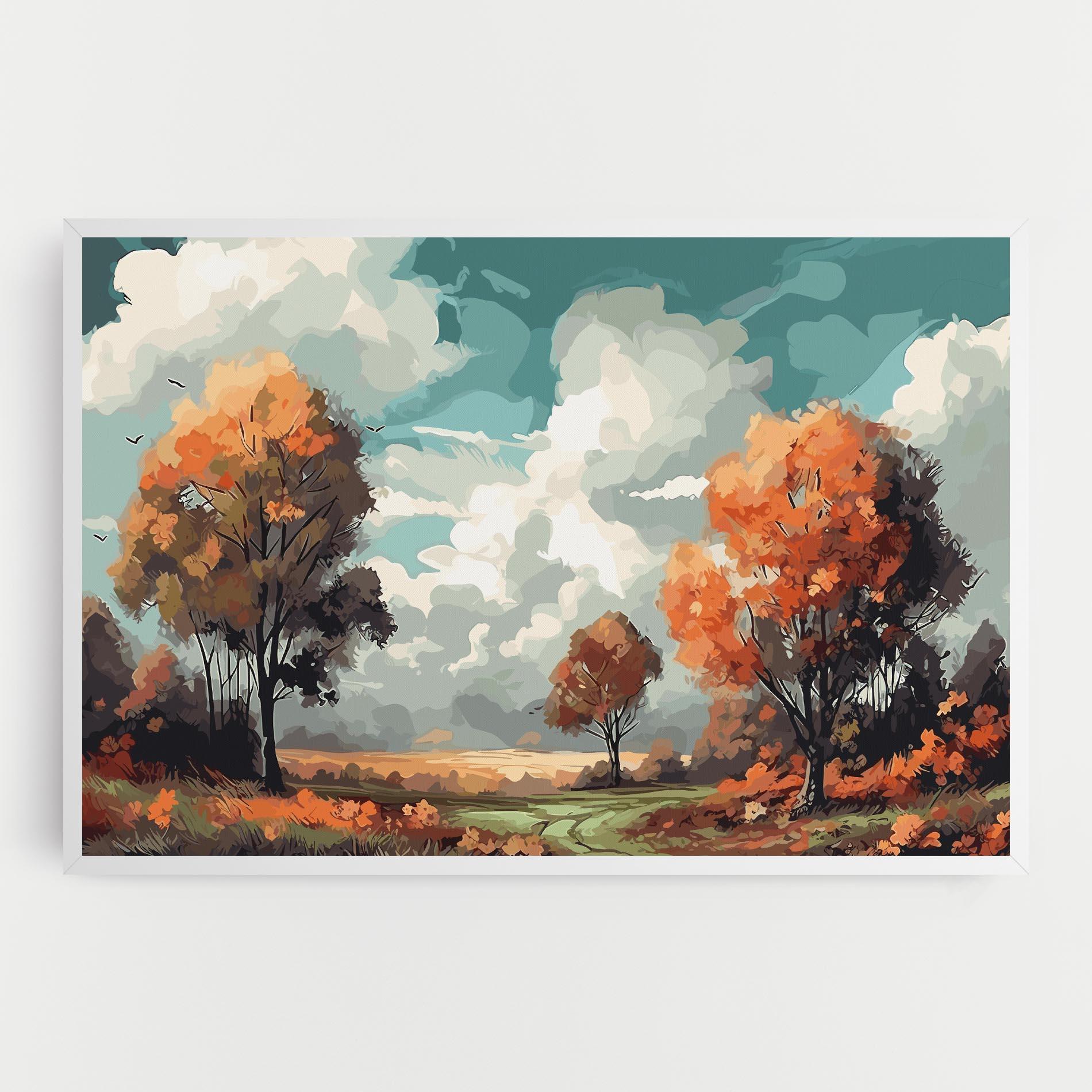 Картина на платно Autumn Art mockup 0