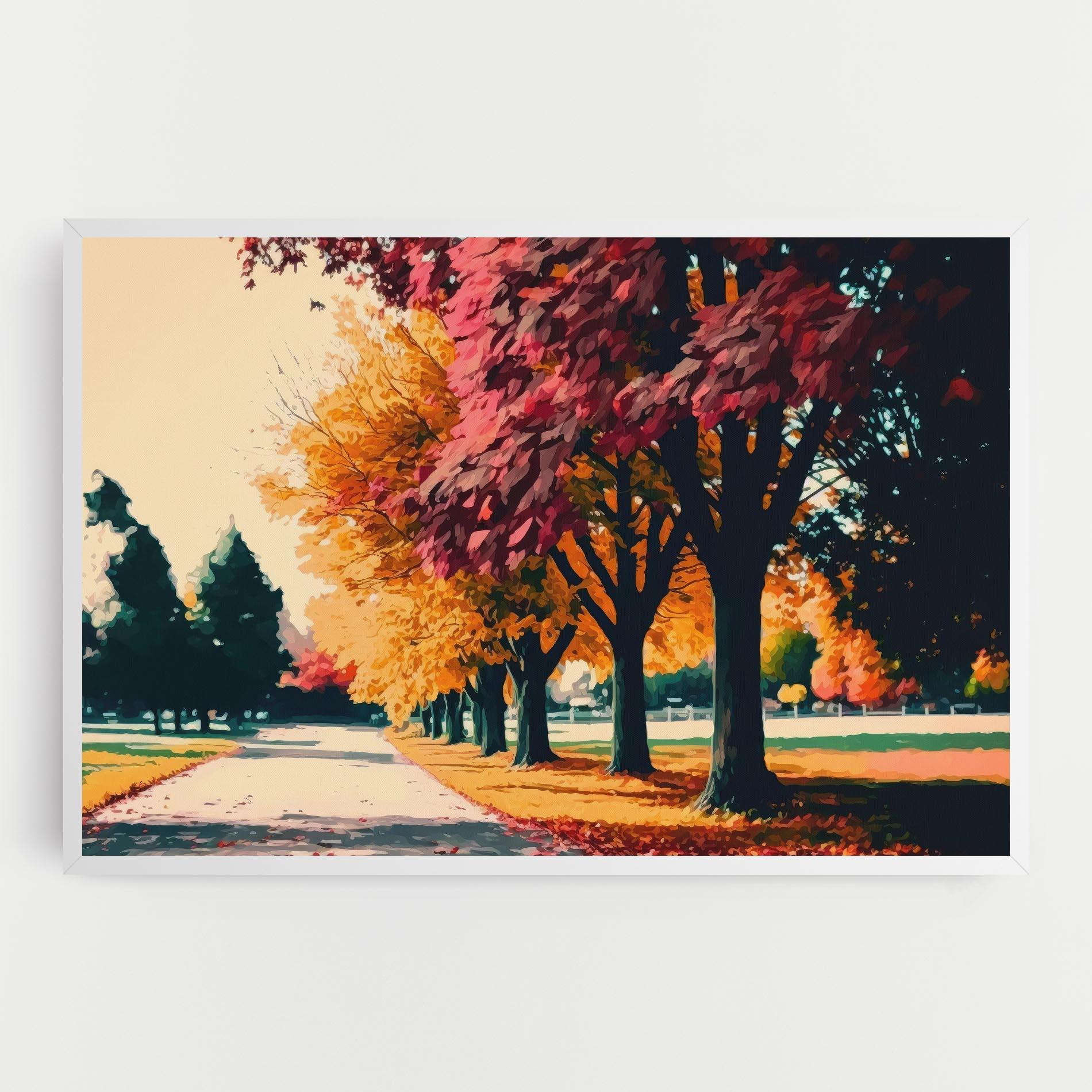 Картина на платно Autumn Park mockup 0